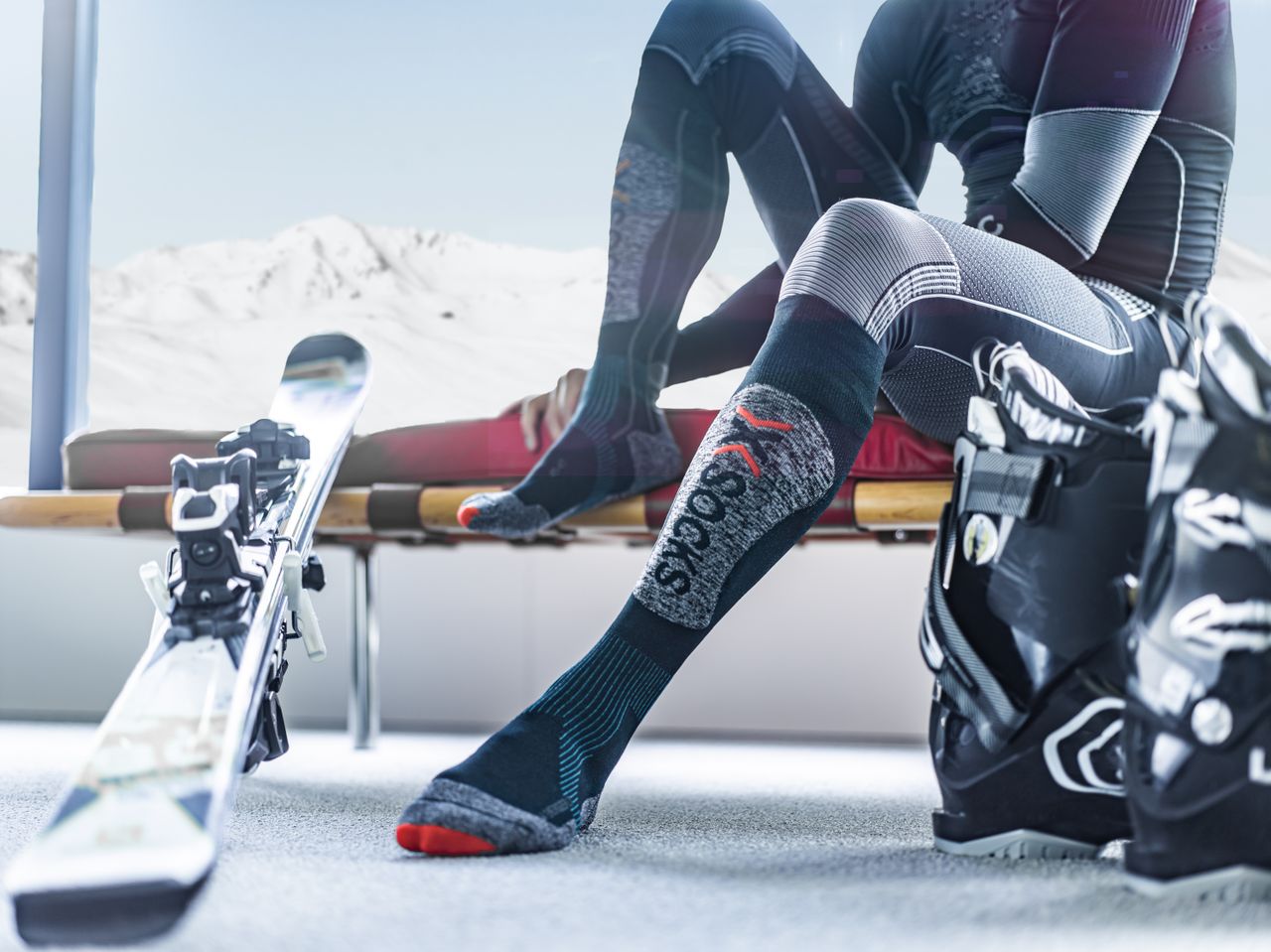 X-Socks Ski Touring Silver 4.0 Calcetines De Invierno Calcetines De Esquí  Hombre