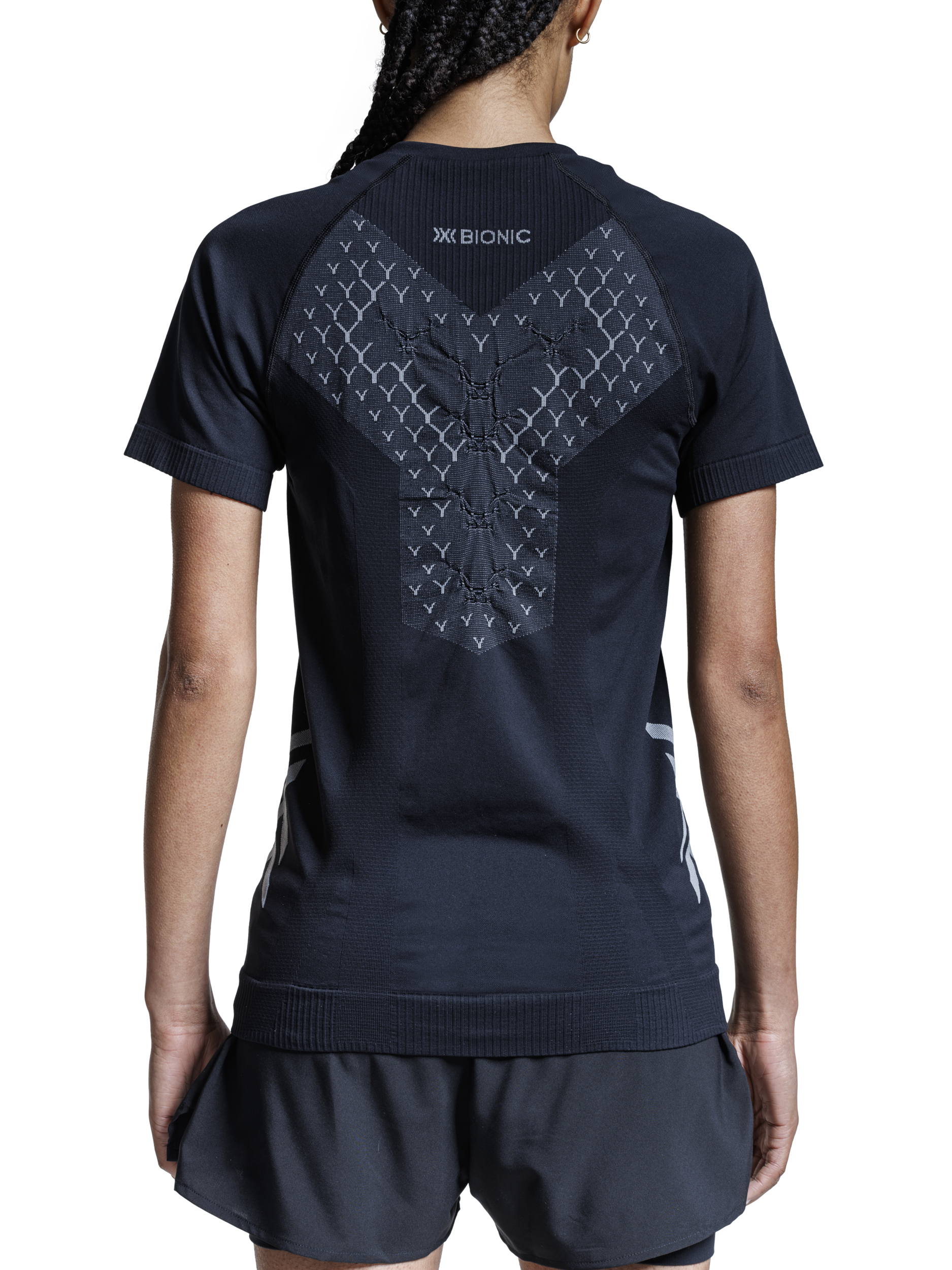 X-BIONIC TWYCE RUN SHIRT SS WMN - X Black Rhino Grey - T-Shirts - 11 of 18