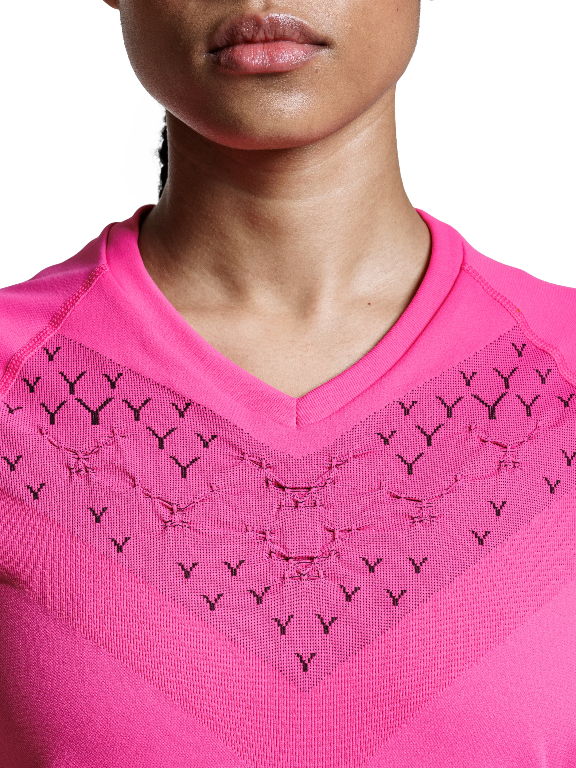 X-BIONIC TWYCE RUN SHIRT SS WMN - Neo Pink X Black - T-Shirts - 14 of 18