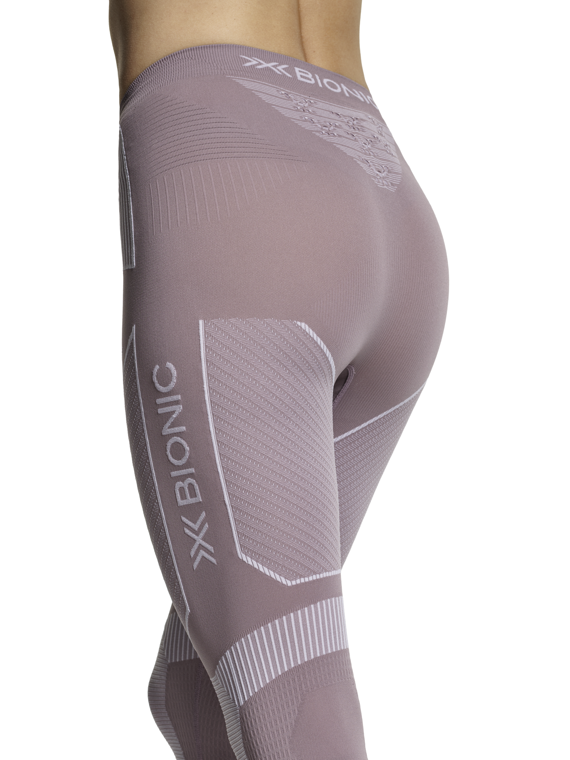 X-BIONIC ENERGY ACCUMULATOR LIGHT PANTS 3/4 WMN - Dusty Lavender Arctic White - 3/4 Pants - 13 of 21
