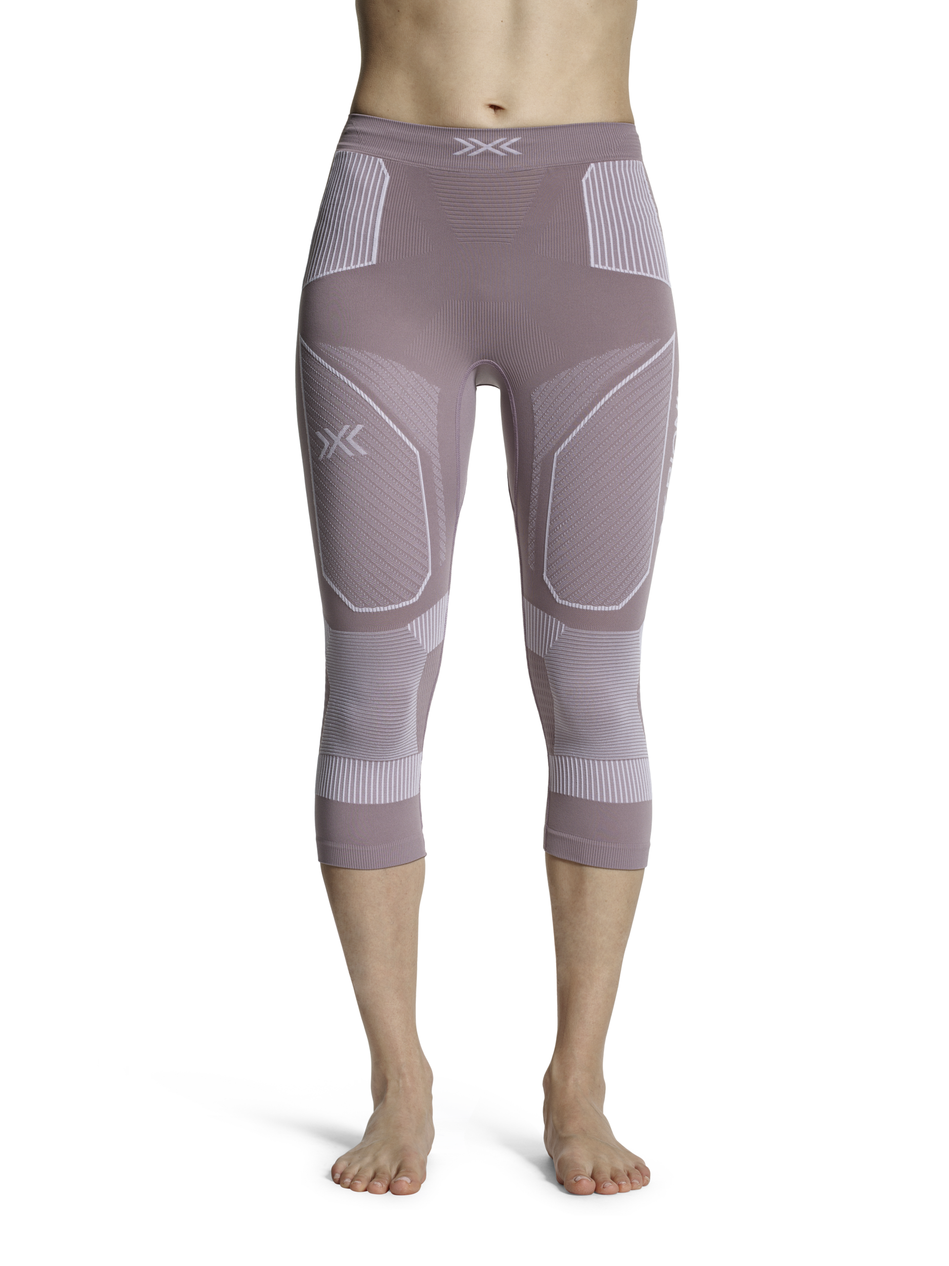 X-BIONIC ENERGY ACCUMULATOR LIGHT PANTS 3/4 WMN - Dusty Lavender Arctic White - 3/4 Pants - 11 of 21