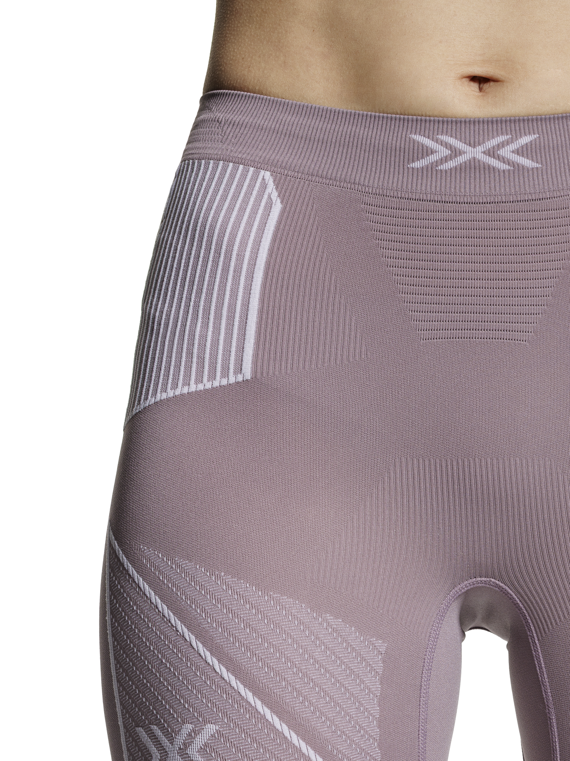 X-BIONIC ENERGY ACCUMULATOR LIGHT PANTS 3/4 WMN - Dusty Lavender Arctic White - 3/4 Pants - 10 of 21