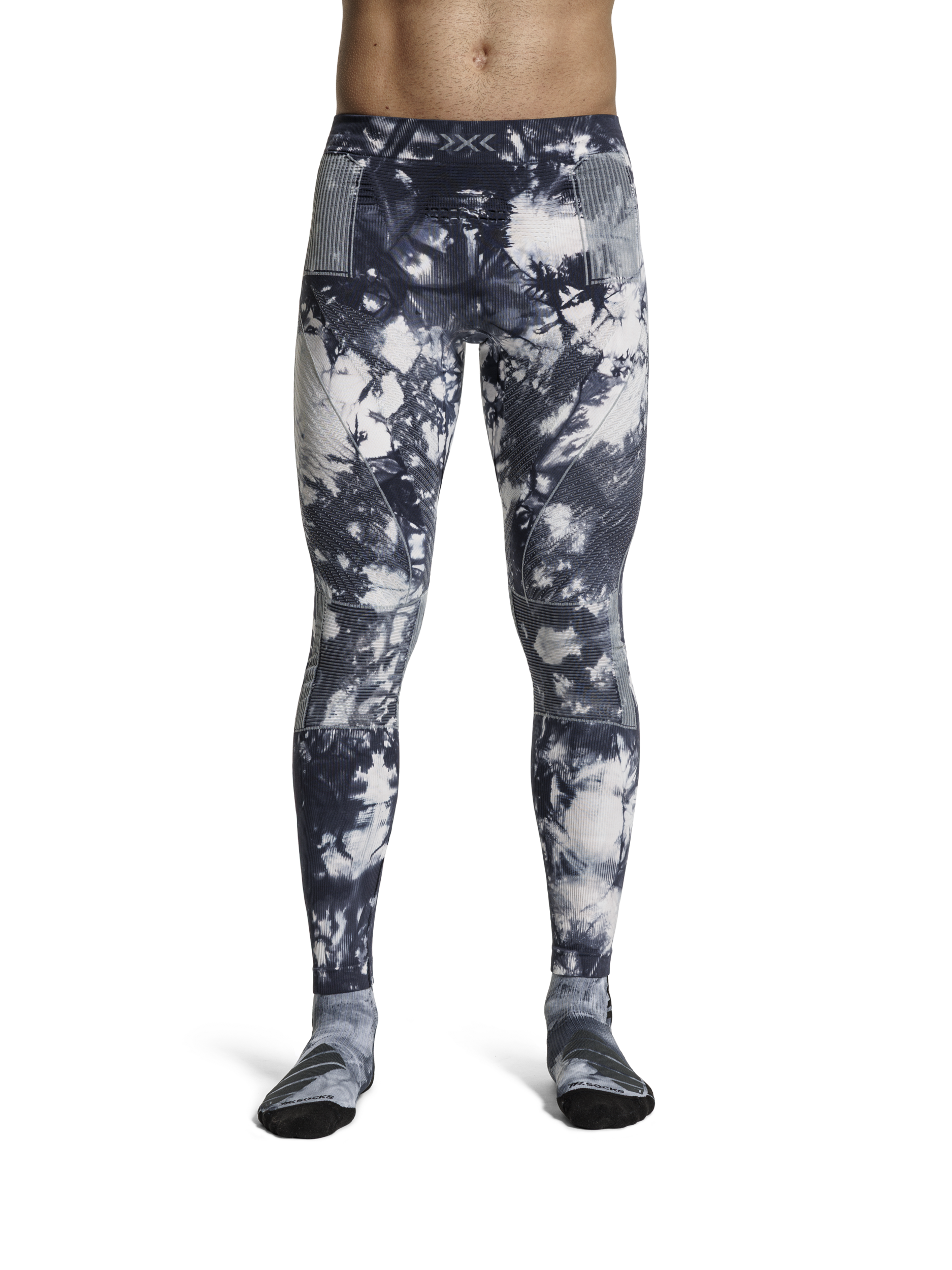 X-BIONIC ENERGY ACCUMULATOR WILD PANTS - Tiedye X Black X White - Pants - 2 of 6