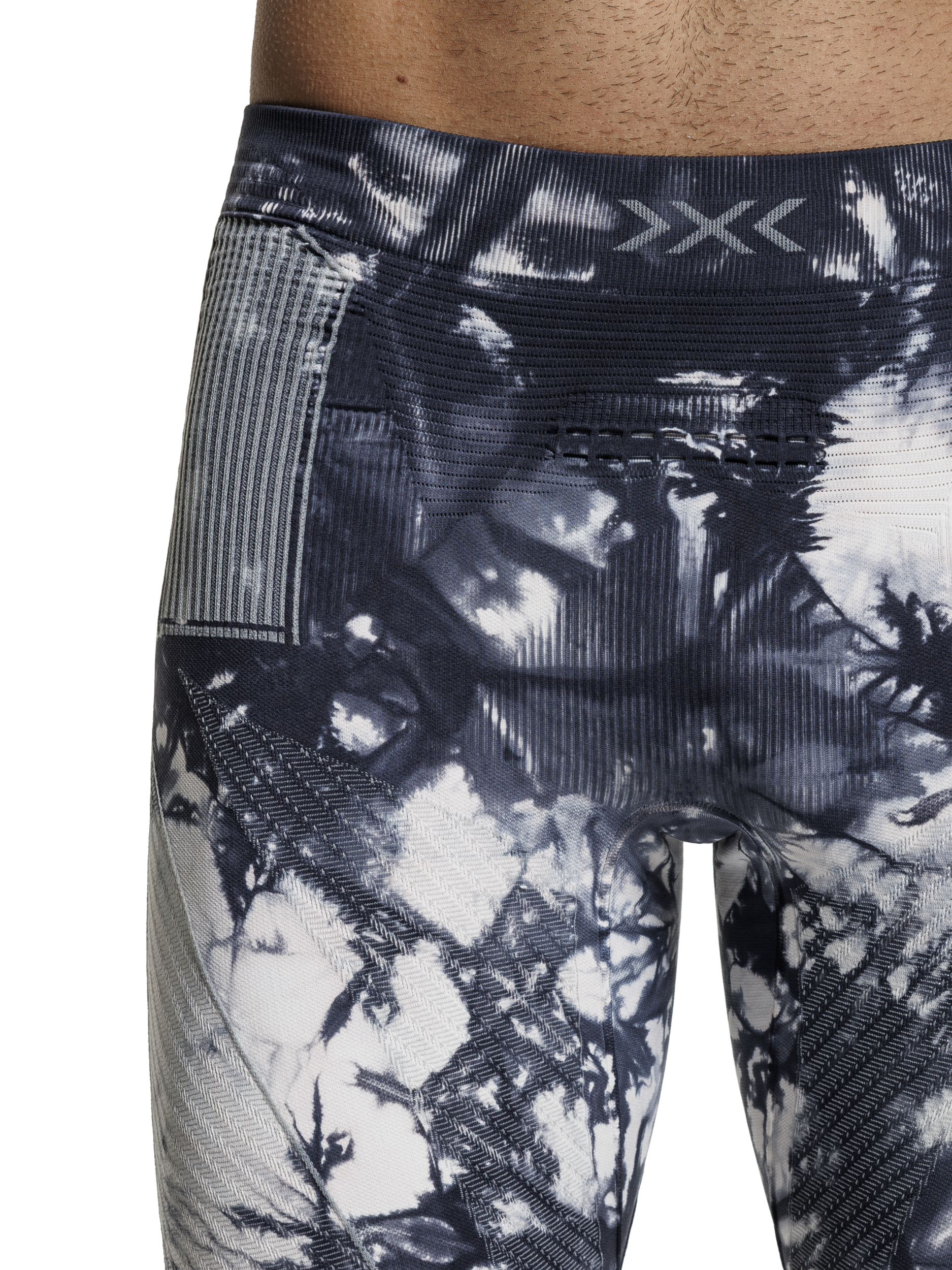 X-BIONIC ENERGY ACCUMULATOR WILD PANTS - Tiedye X Black X White - Pants - 3 of 6