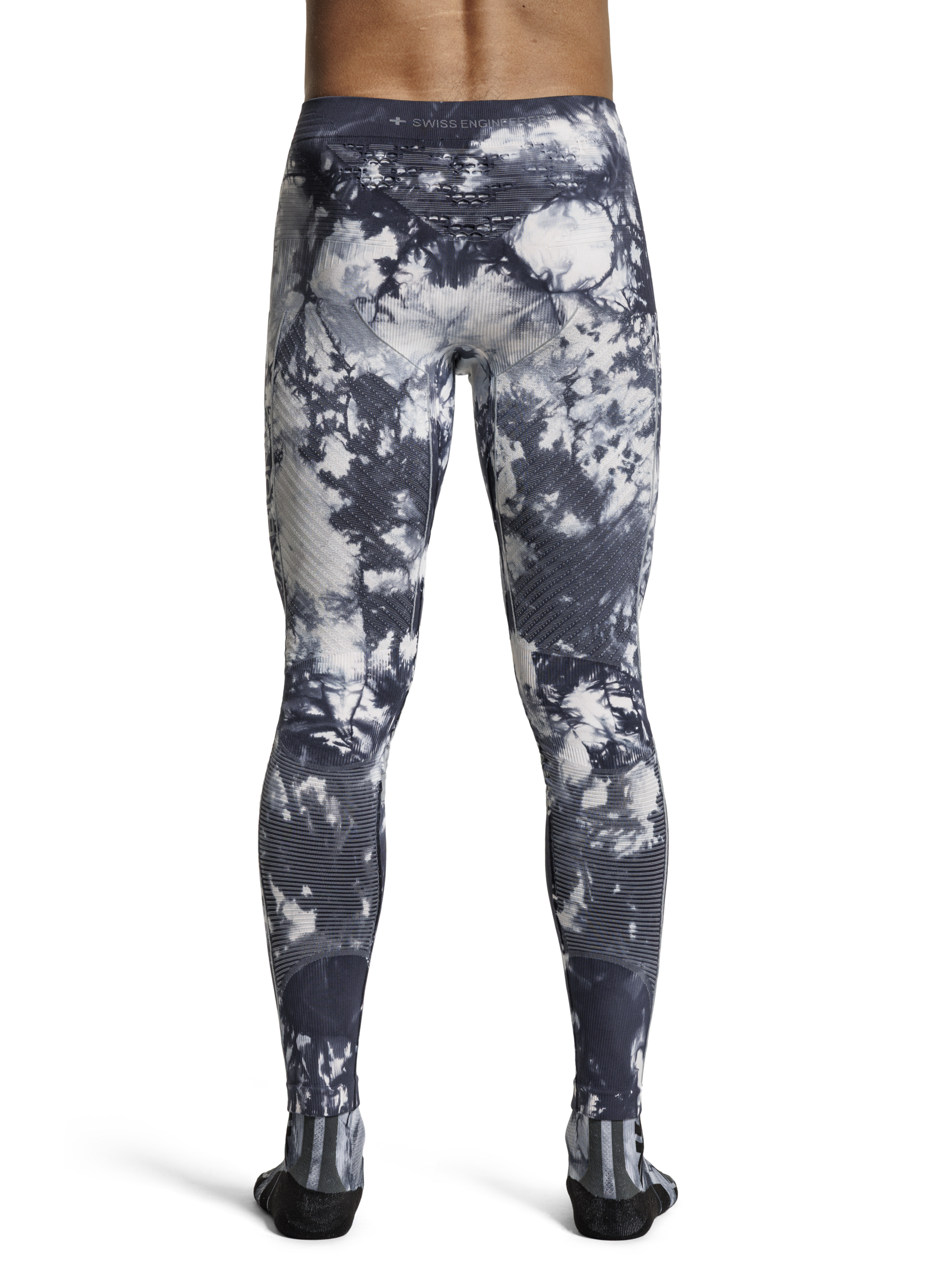 X-BIONIC ENERGY ACCUMULATOR WILD PANTS - Tiedye X Black X White - Pants - 6 of 6