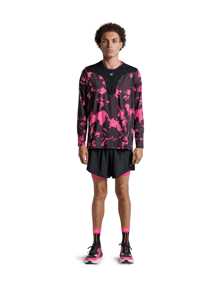 X-BIONIC COREFUSION RUN SHIRT LS MEN - Wolfpack Black Neo Pink Winter - Longsleeves - 14 of 19