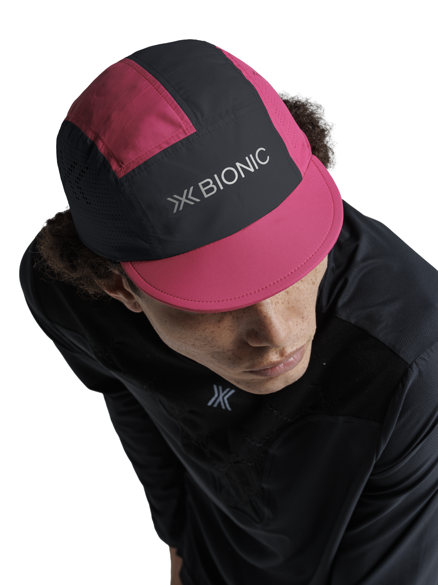 X-BIONIC RUNNING CAP - X Black Neo Pink - Caps - 4 of 20