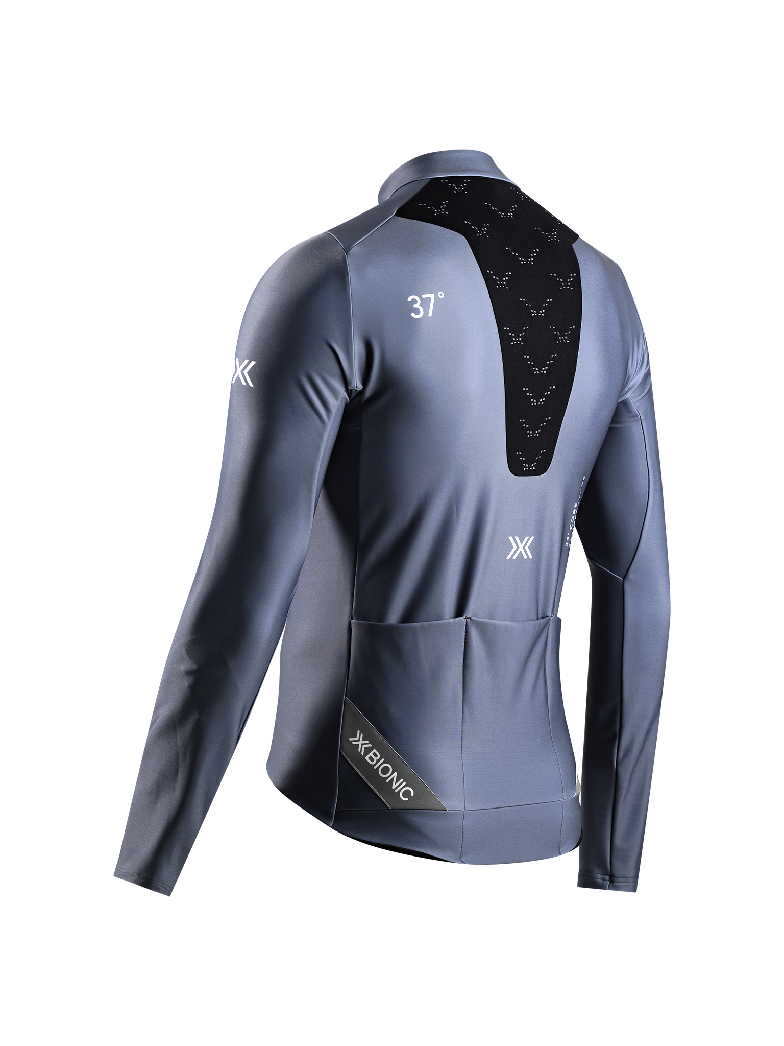 X-BIONIC COREFUSION RIDE JERSEY LS MEN - Aurora Monochrome - Zip Shirts - 2 of 4