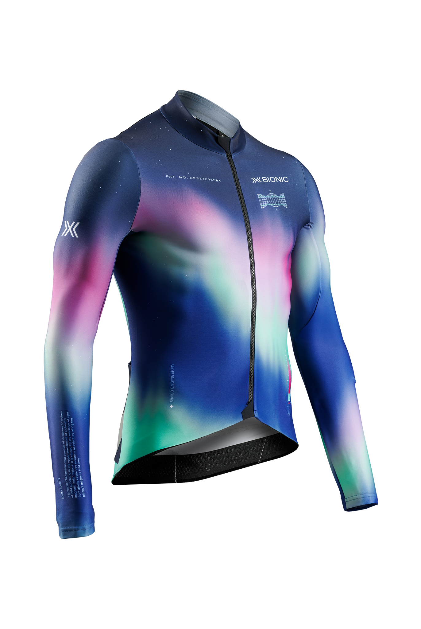 X-BIONIC COREFUSION RIDE JERSEY LS MEN - Aurora Polychrome - Zip Shirts - 13 of 23