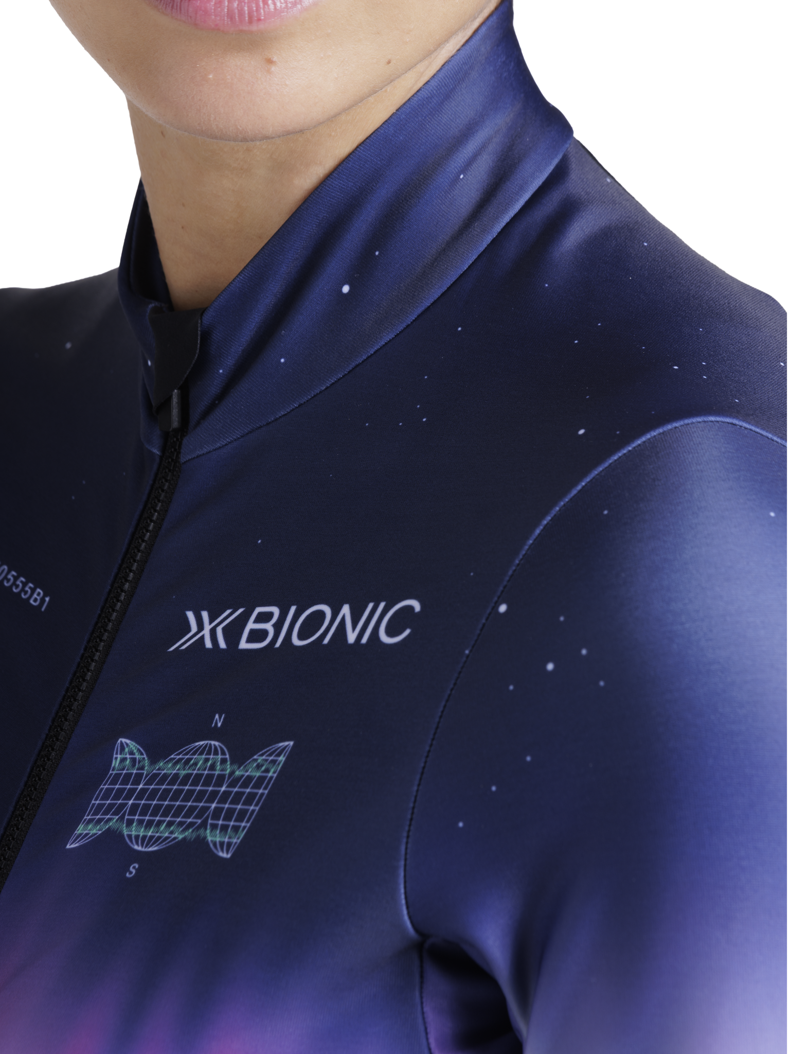 X-BIONIC COREFUSION RIDE JERSEY LS WMN - Aurora Polychrome - Zip Shirts - 11 of 14
