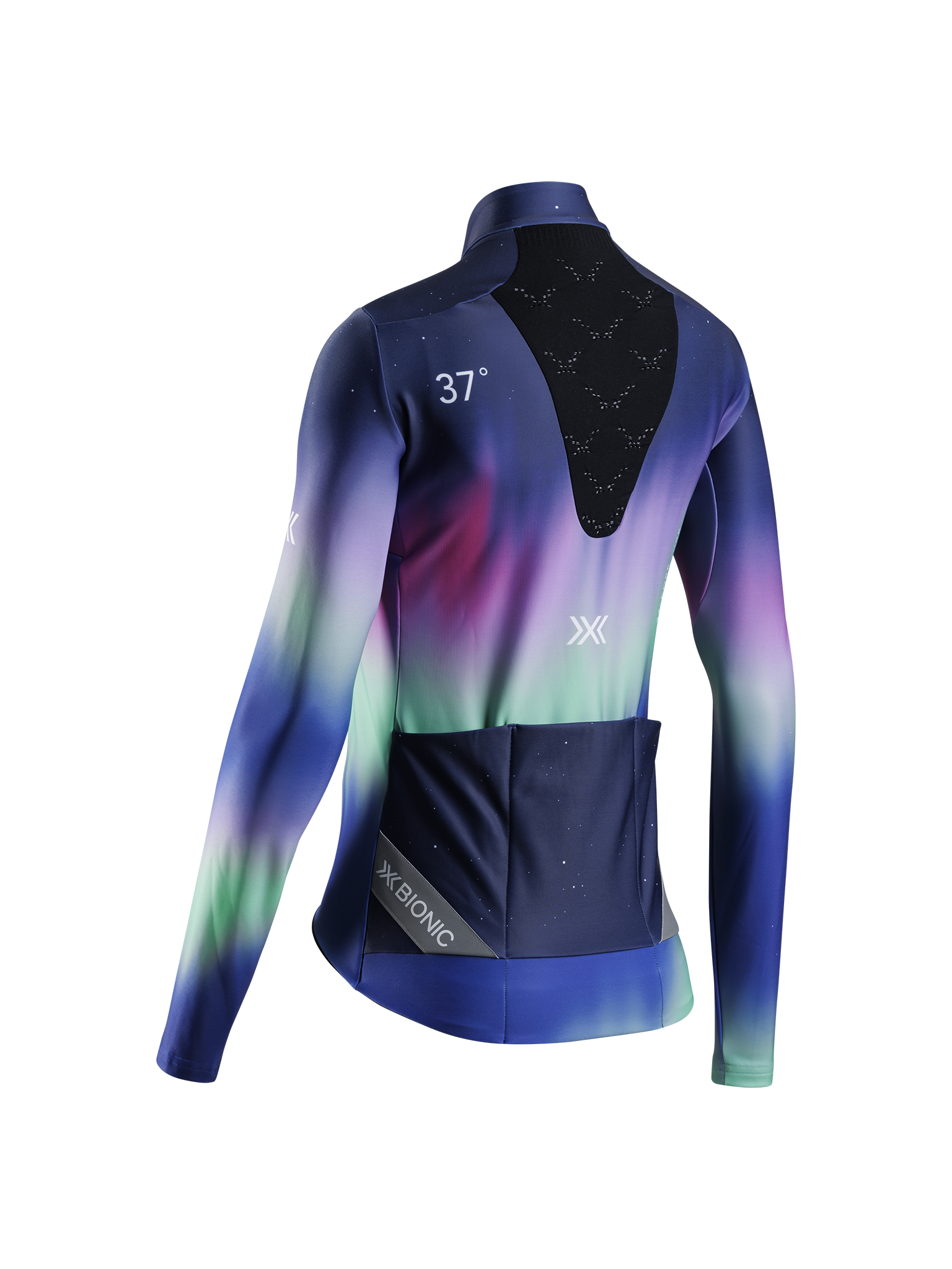 X-BIONIC COREFUSION RIDE JERSEY LS WMN - Aurora Polychrome - Zip Shirts - 2 of 14