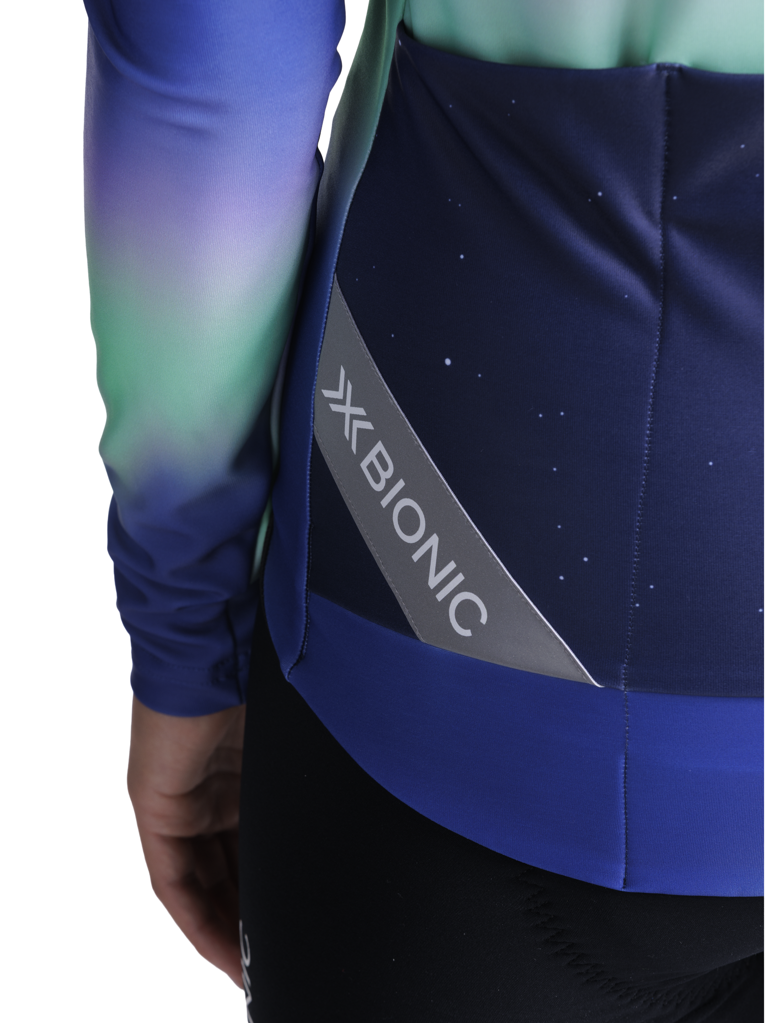 X-BIONIC COREFUSION RIDE JERSEY LS WMN - Aurora Polychrome - Zip Shirts - 7 of 14