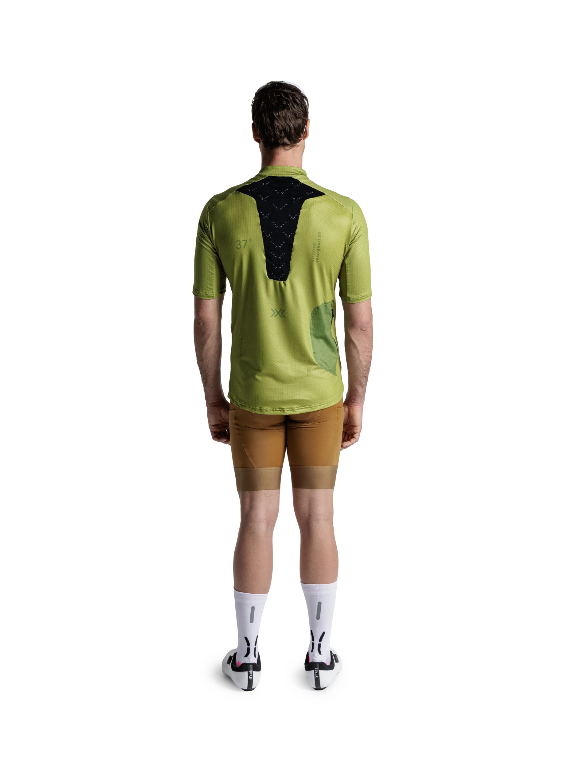 X-BIONIC COREFUSION GRAVEL JERSEY MEN - Olive Green Olive Clay - Zip Shirts - 4 of 29