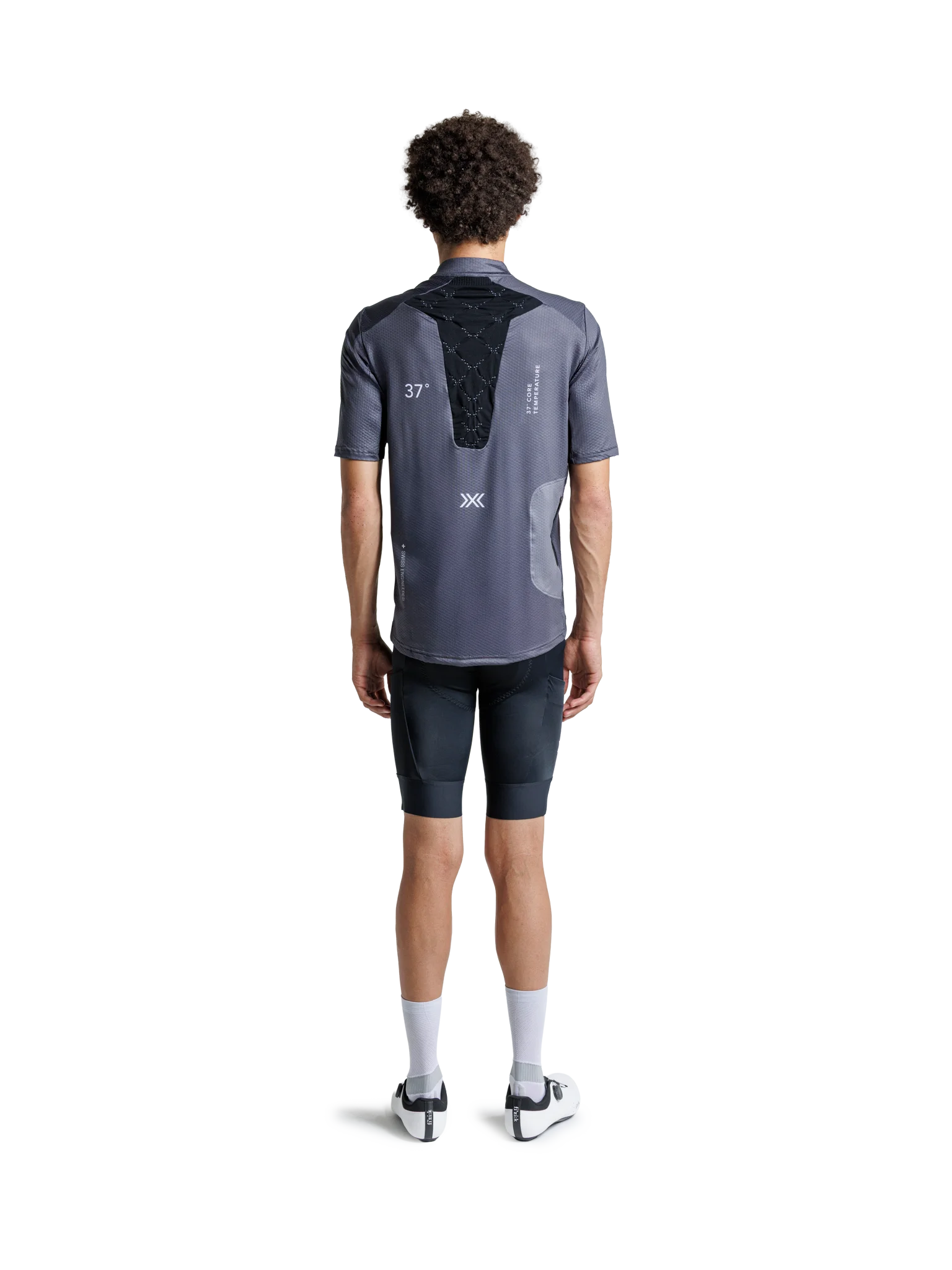 X-BIONIC COREFUSION GRAVEL JERSEY MEN - Anthracite - Zip Shirts - 24 of 29