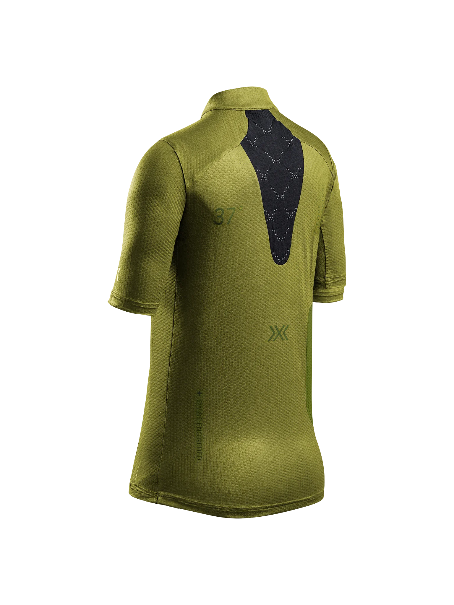 X-BIONIC COREFUSION GRAVEL JERSEY WMN - Olive Green Olive Clay - Zip Shirts - 10 of 29