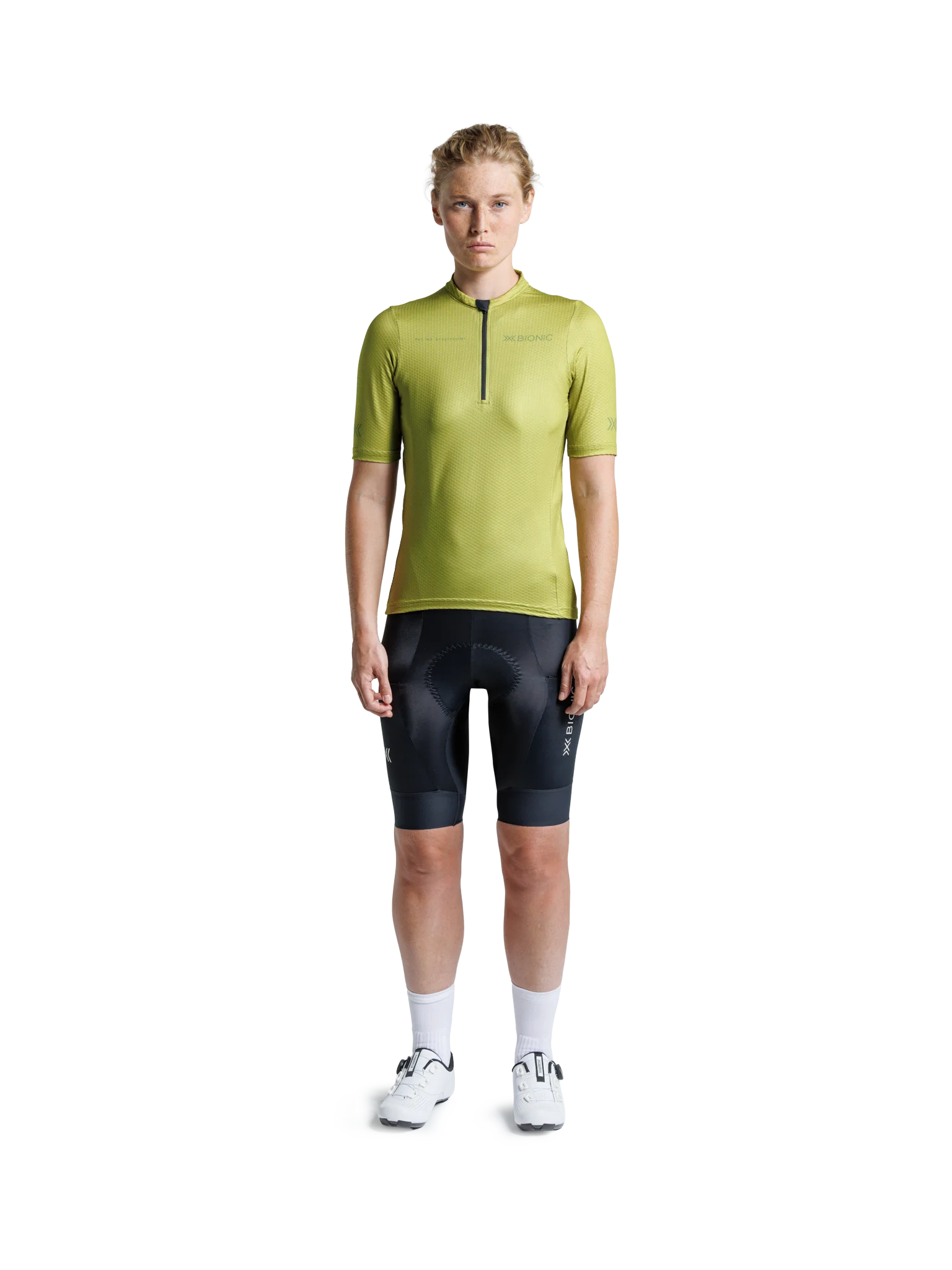 X-BIONIC COREFUSION GRAVEL JERSEY WMN - Olive Green Olive Clay - Zip Shirts - 3 of 29