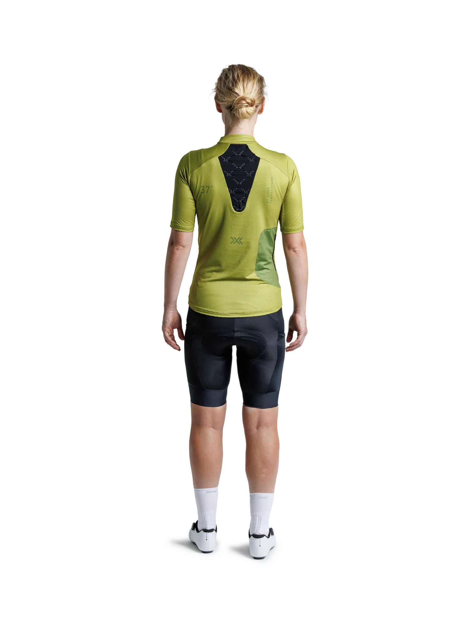 X-BIONIC COREFUSION GRAVEL JERSEY WMN - Olive Green Olive Clay - Zip Shirts - 4 of 29