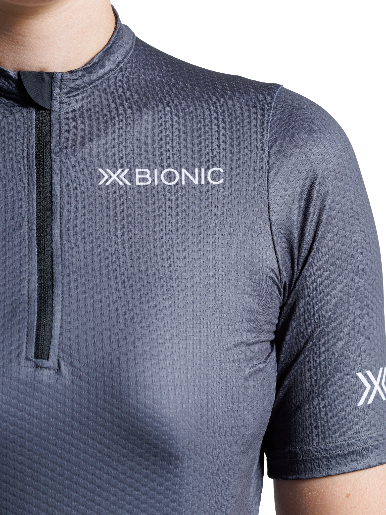 X-BIONIC COREFUSION GRAVEL JERSEY WMN - Anthracite - Zip Shirts - 27 of 29