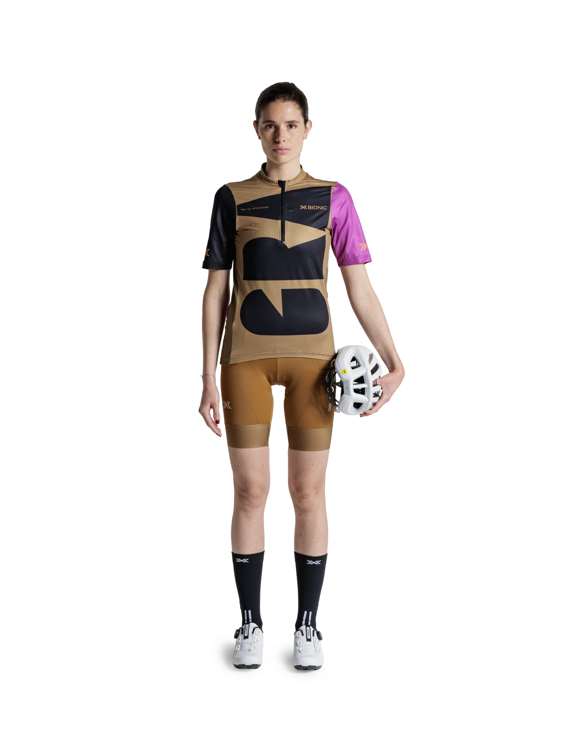 X-BIONIC COREFUSION GRAVEL JERSEY WMN - Multi Color Peanut Butter - Zip Shirts - 12 of 29