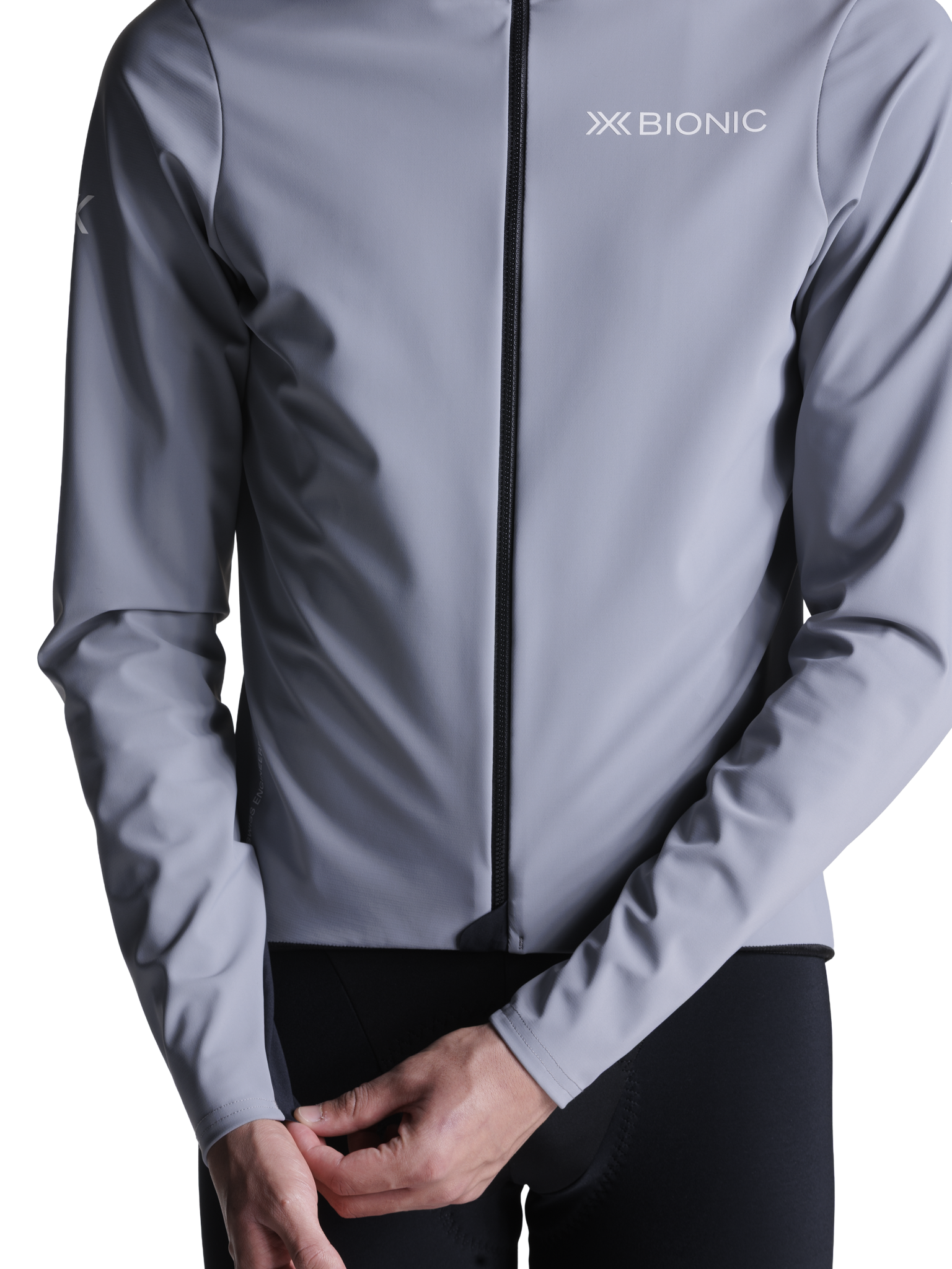 X-BIONIC COREFUSION RIDE SOFTSHELL JACKET MEN - Rhino Grey - Jackets - 5 of 8