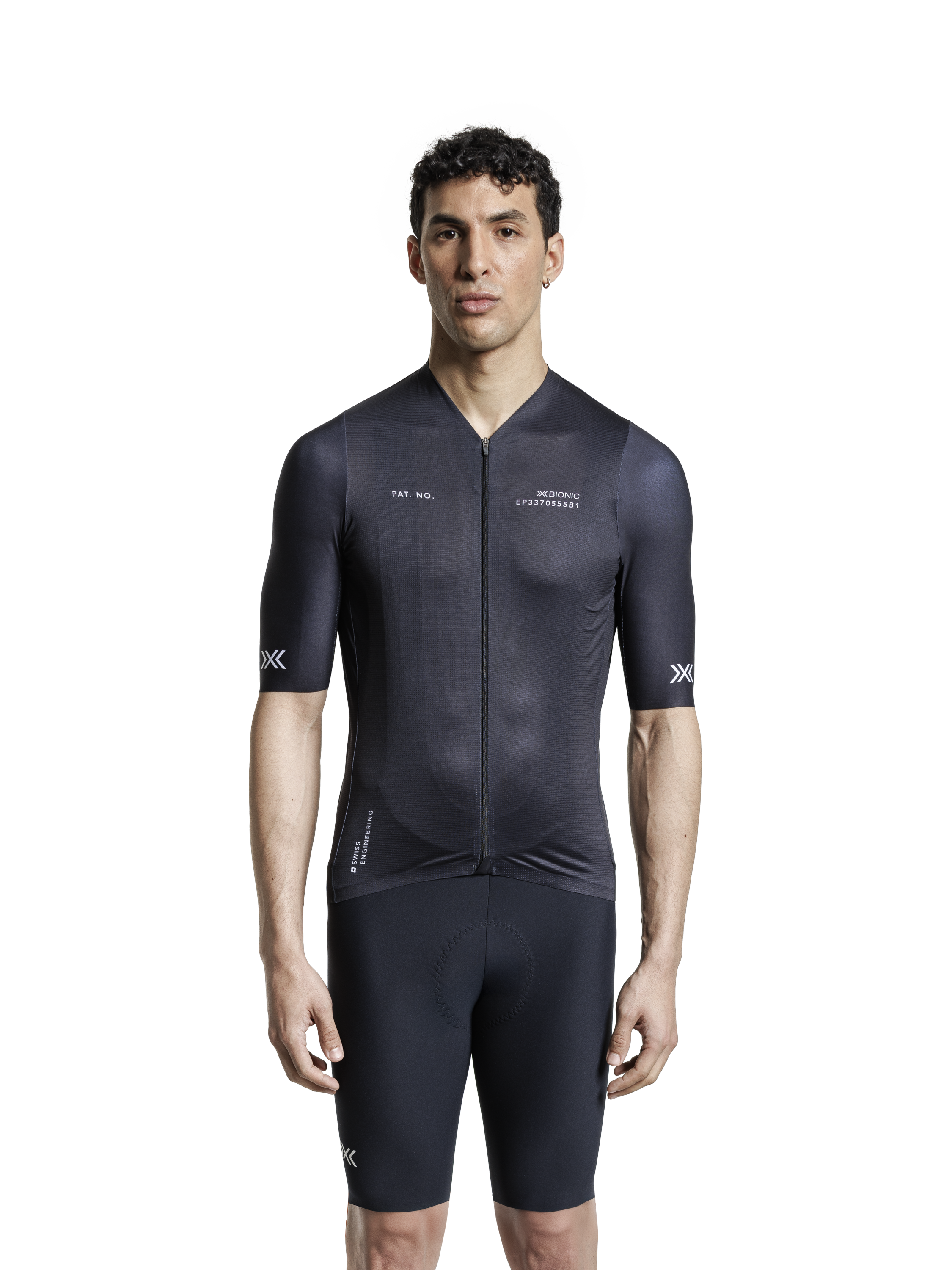 X-BIONIC COREFUSION AERO JERSEY SS MEN - Opal Black - Zip Shirts - 20 of 40
