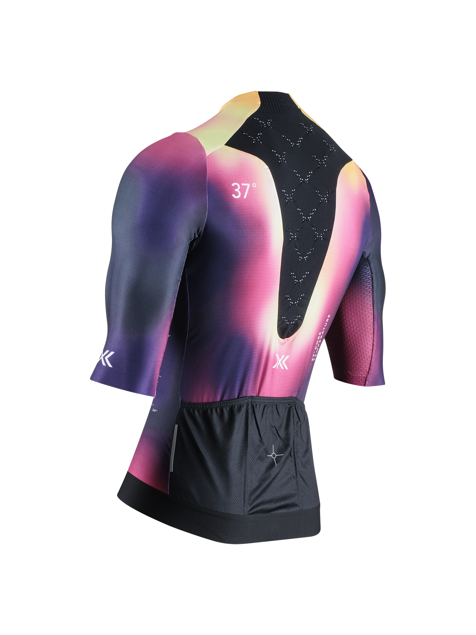 X-BIONIC COREFUSION AERO JERSEY SS MEN - Heatmap - Zip Shirts - 17 of 40