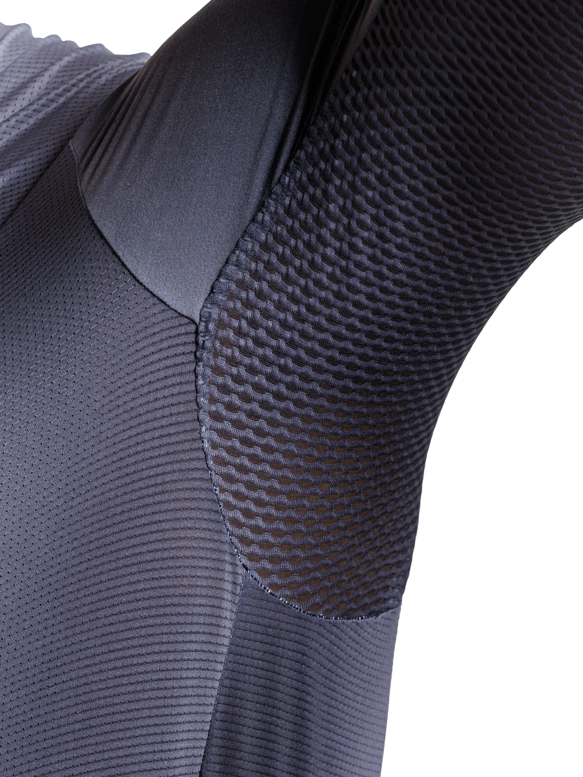 X-BIONIC COREFUSION AERO JERSEY SS MEN - Dark Monochromatic Heatmap - Zip Shirts - 38 of 40