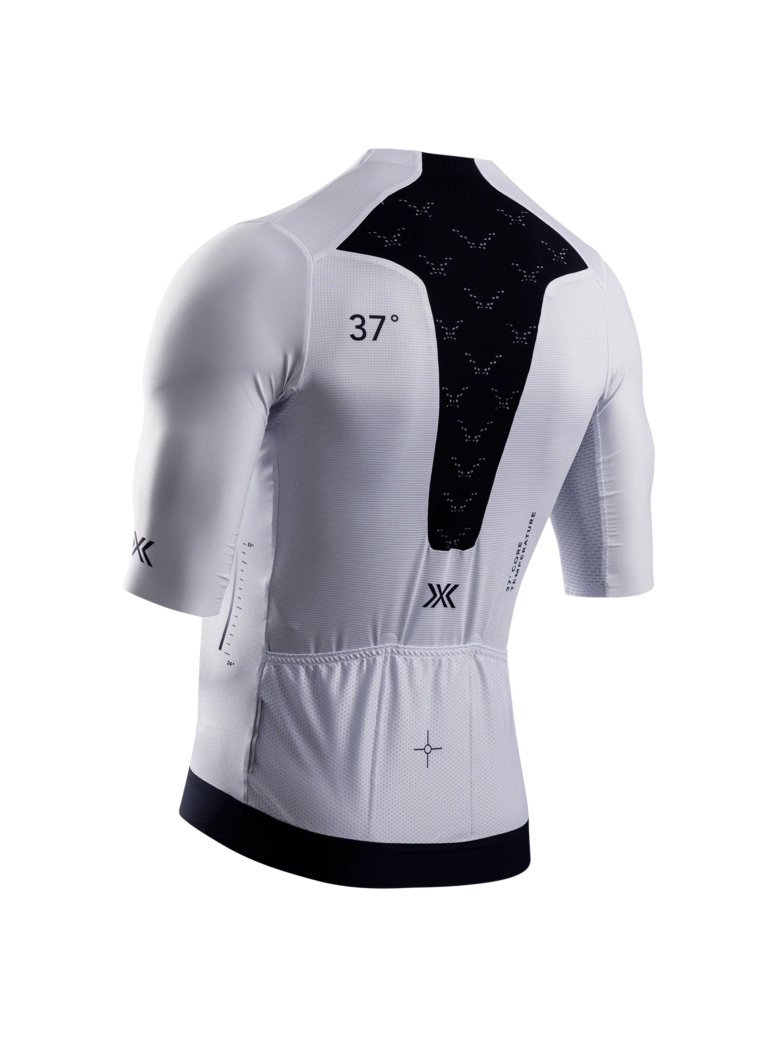 X-BIONIC COREFUSION AERO JERSEY SS MEN - Off White - Zip Shirts - 10 of 40