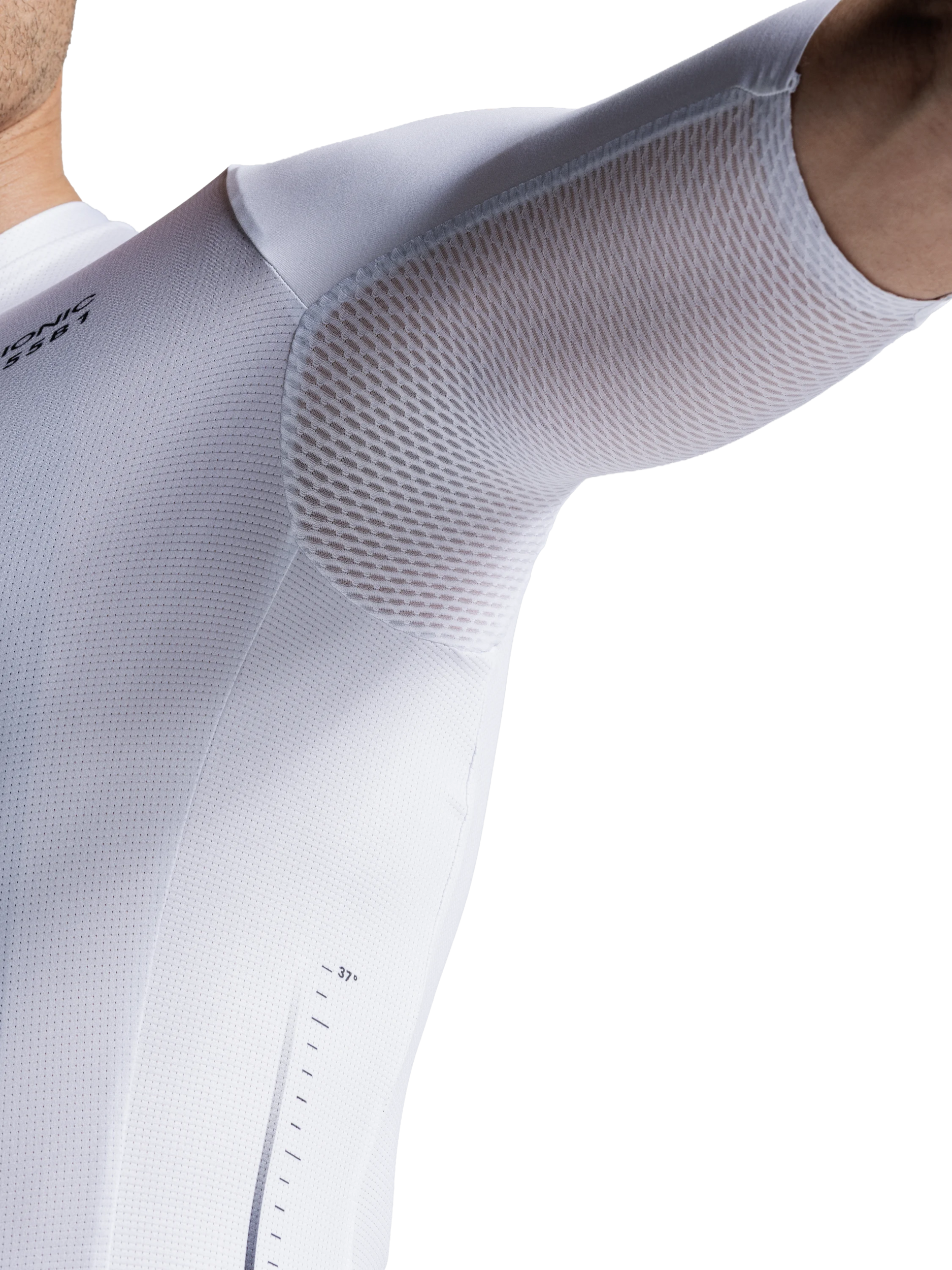 X-BIONIC COREFUSION AERO JERSEY SS MEN - Off White - Zip Shirts - 9 of 40