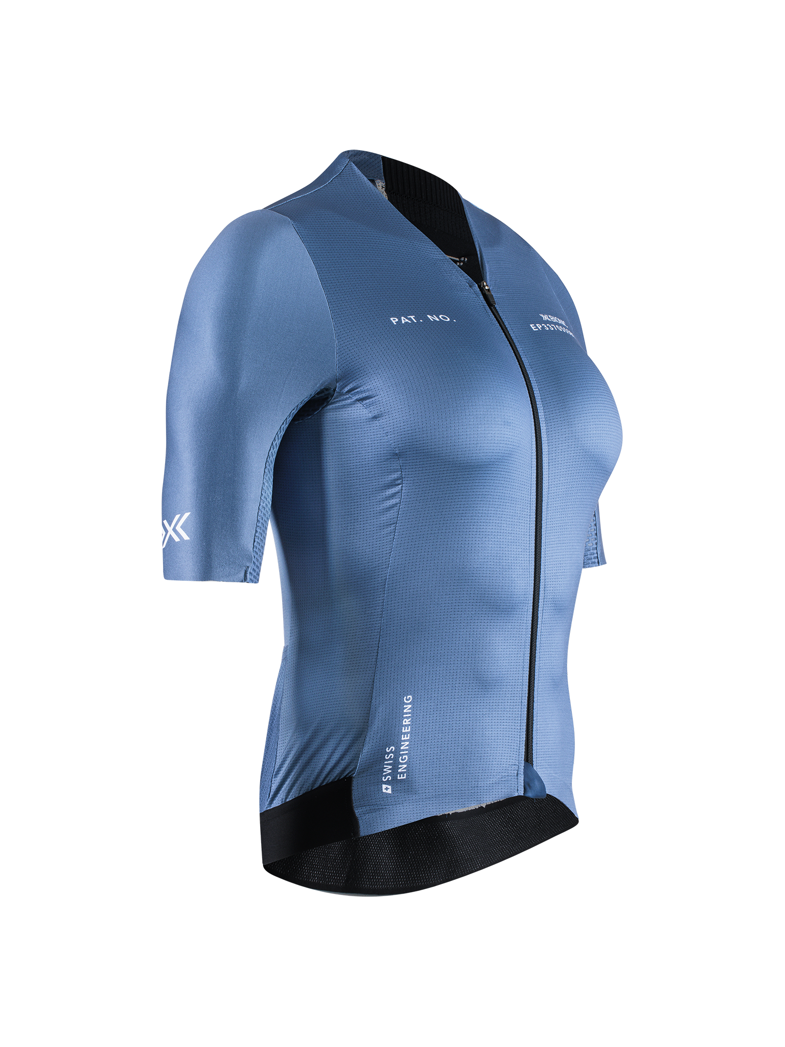 X-BIONIC COREFUSION AERO JERSEY SS WMN - Mineral Blue - Zip Shirts - 1 of 11