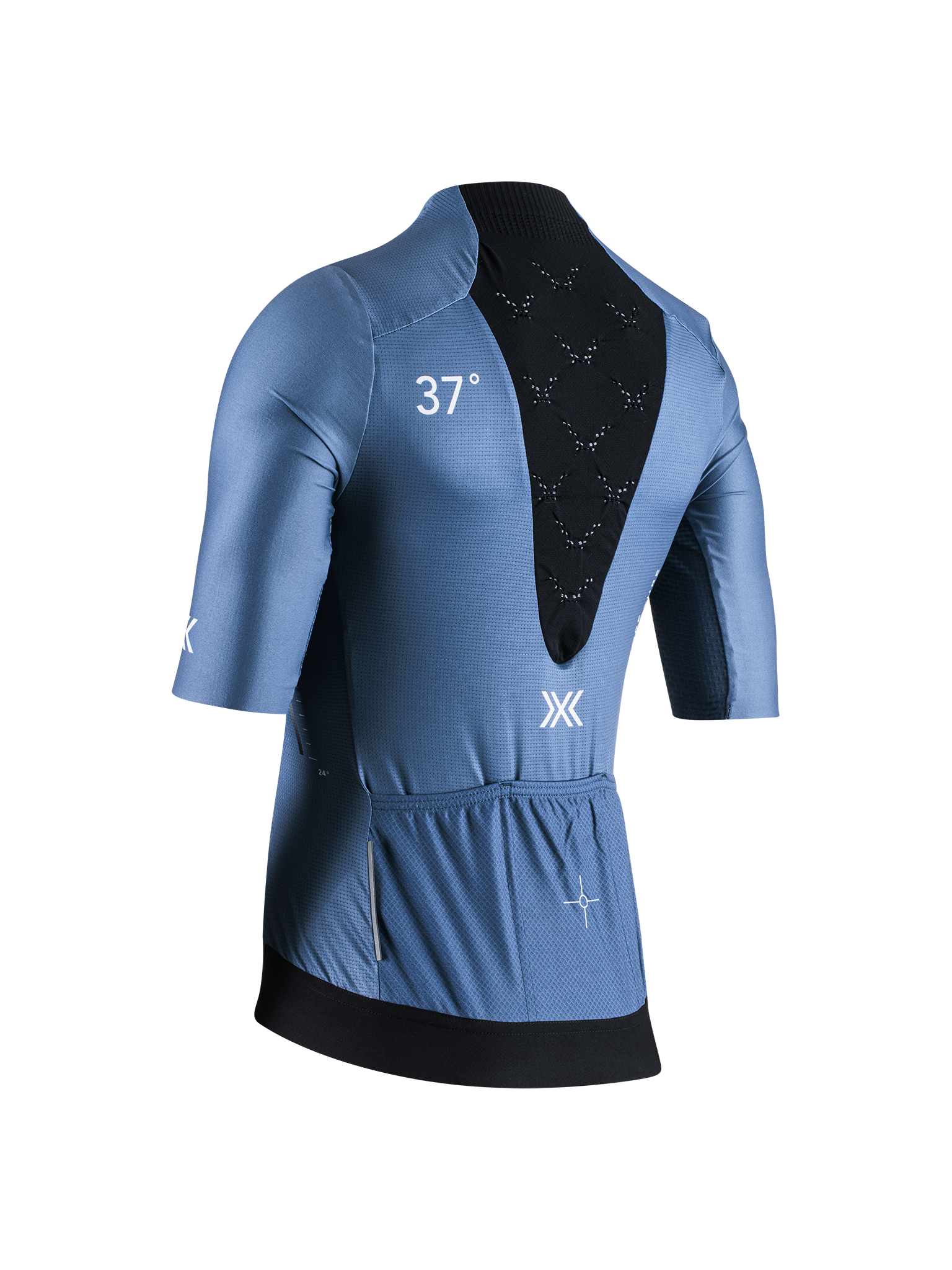 X-BIONIC COREFUSION AERO JERSEY SS WMN - Mineral Blue - Zip Shirts - 2 of 11