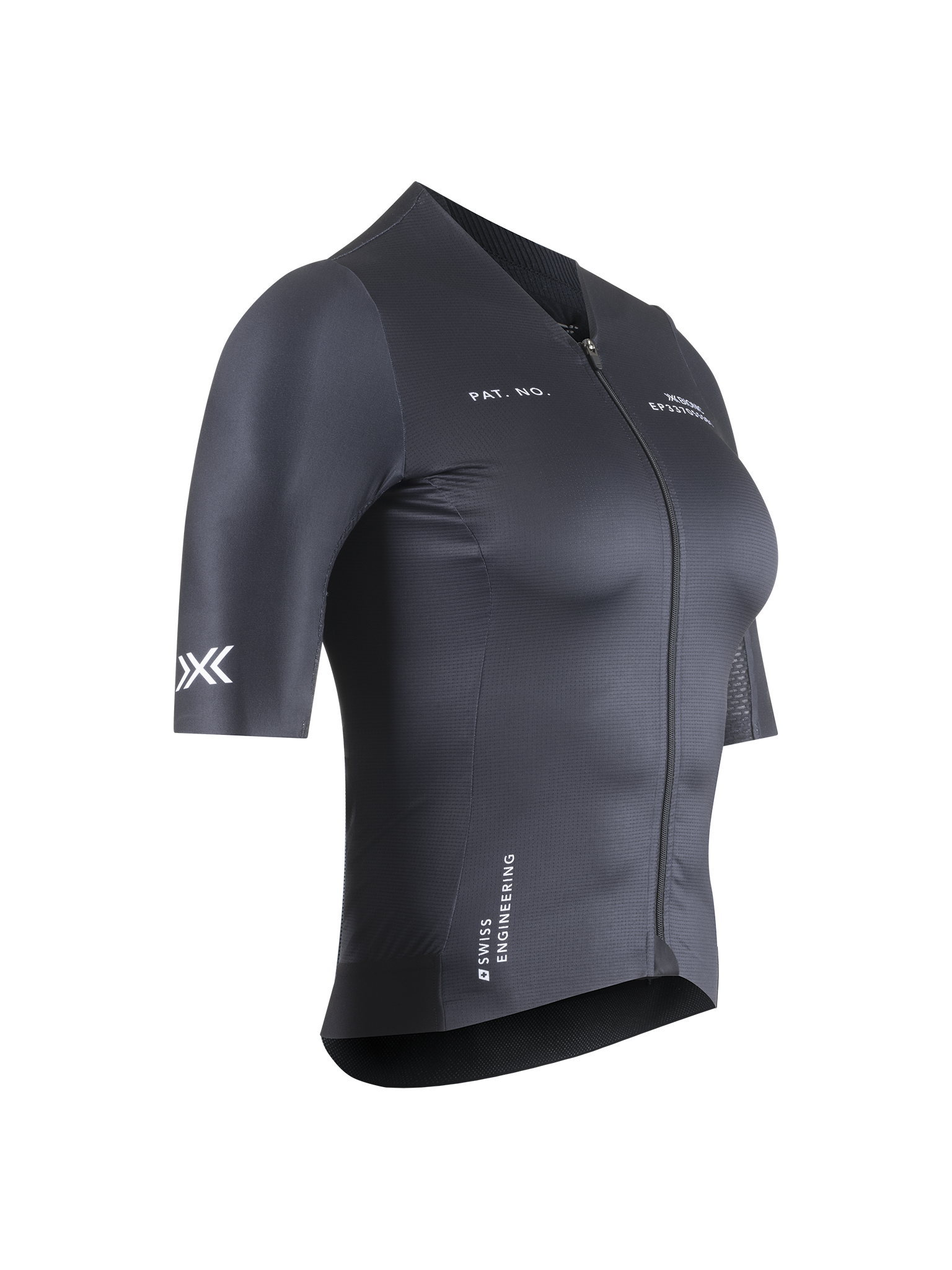 X-BIONIC COREFUSION AERO JERSEY SS WMN - Opal Black - Zip Shirts - 10 of 11