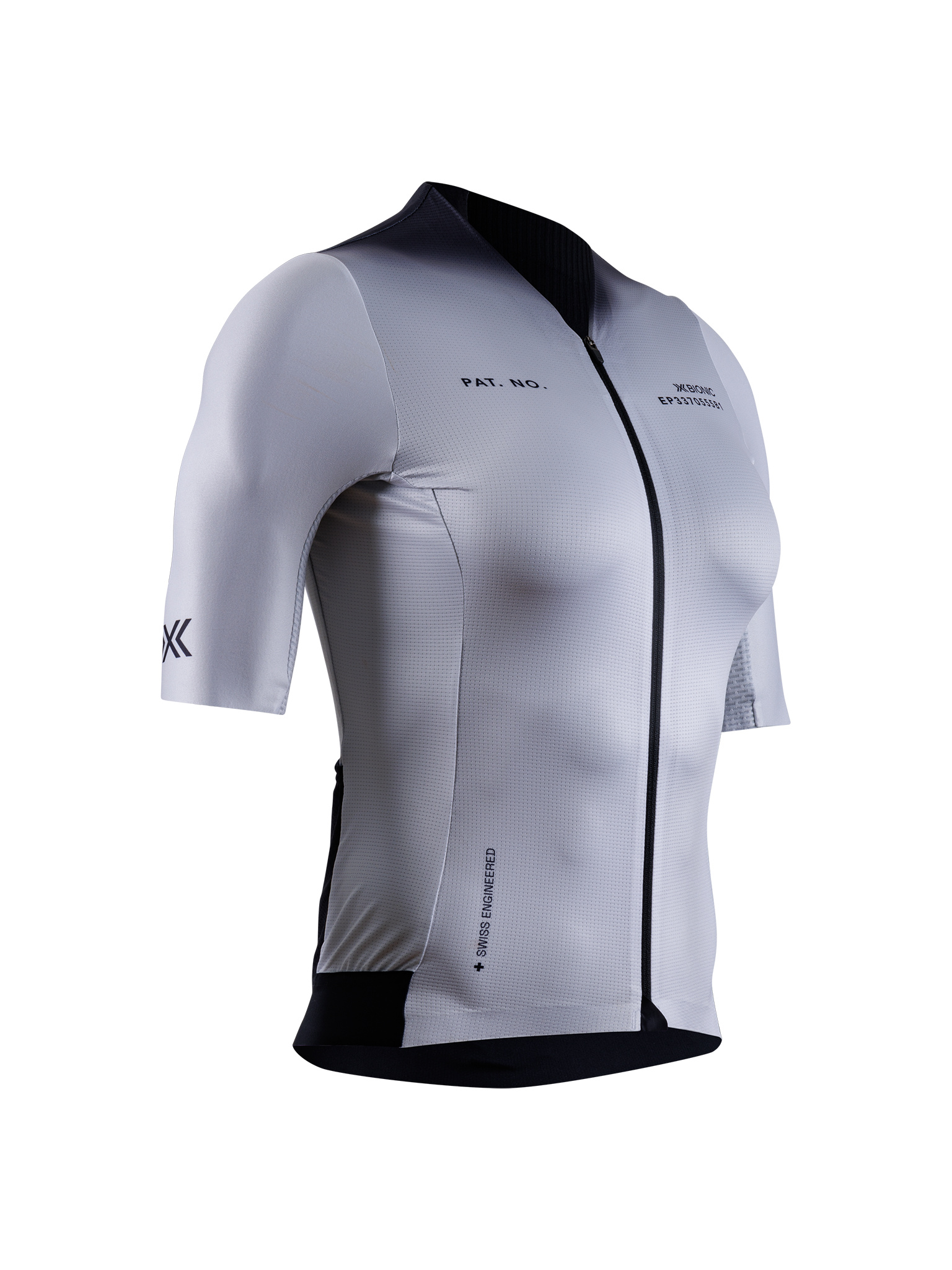 X-BIONIC COREFUSION AERO JERSEY SS WMN - Light Monochromatic Heatmap - Zip Shirts - 7 of 11