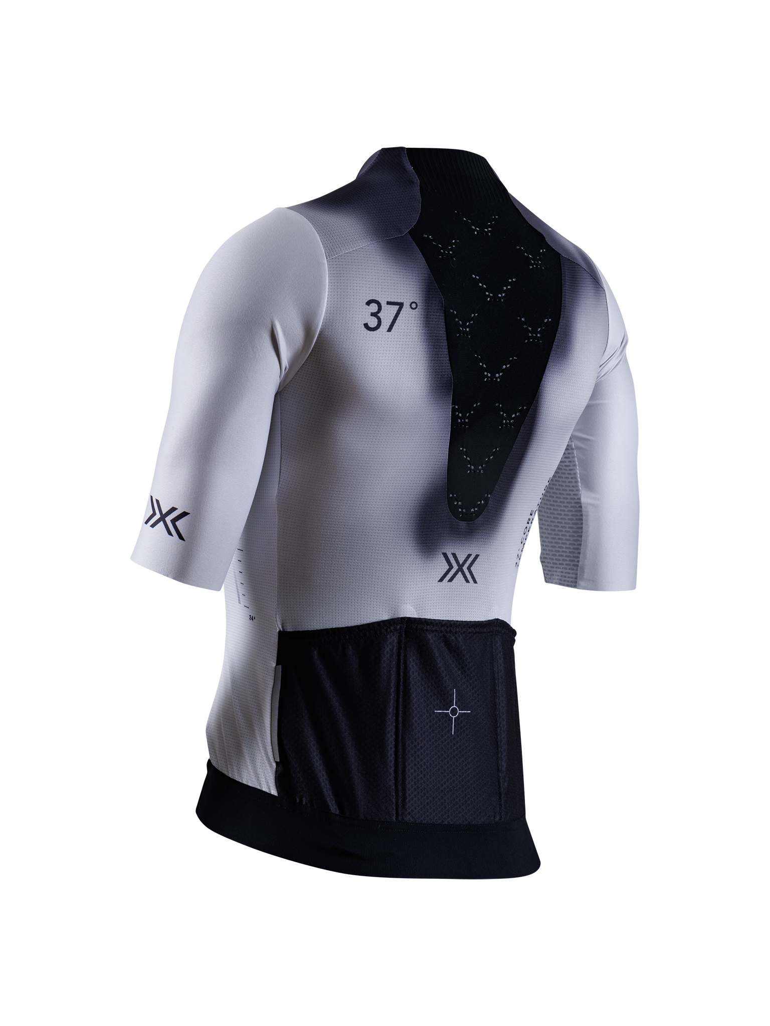 X-BIONIC COREFUSION AERO JERSEY SS WMN - Light Monochromatic Heatmap - Zip Shirts - 8 of 11
