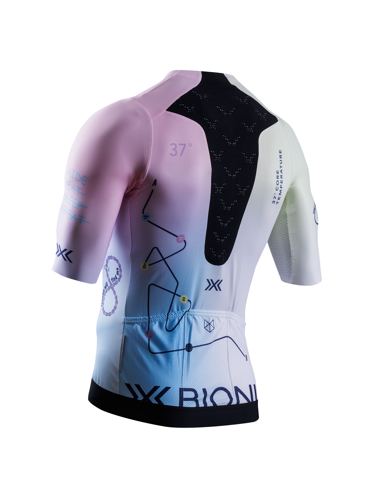 COLLAB COREFUSION AERO CUSTOM JERSEY SS MEN - Marshmallow - Zip Shirts - 2 of 3