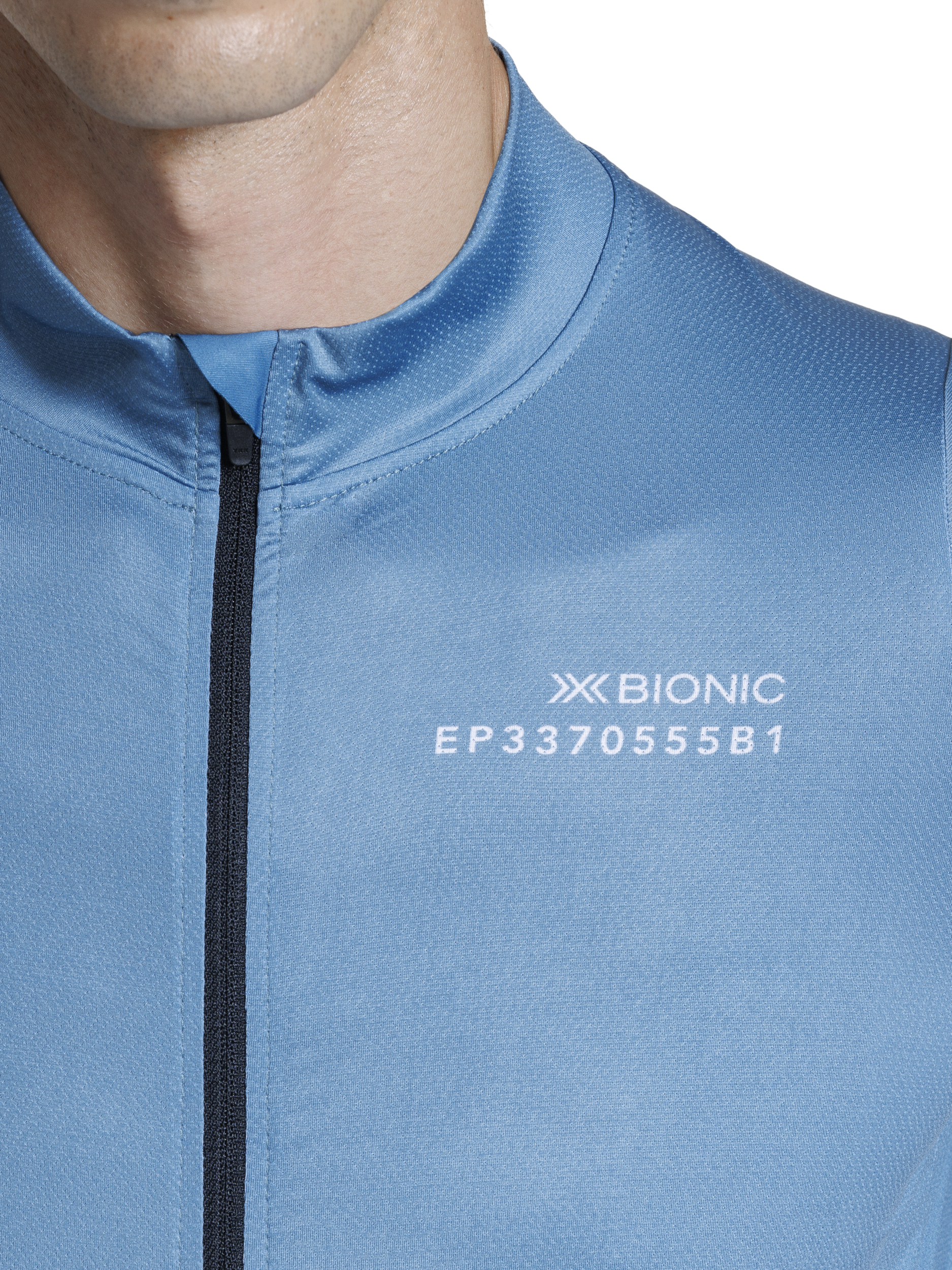 X-BIONIC COREFUSION RIDE JERSEY SS MEN - Slate Blue - Zip Shirts - 24 of 50