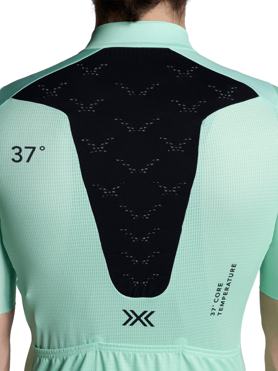 X-BIONIC COREFUSION RIDE JERSEY SS MEN - Digital Lime - Zip Shirts - 50 of 50