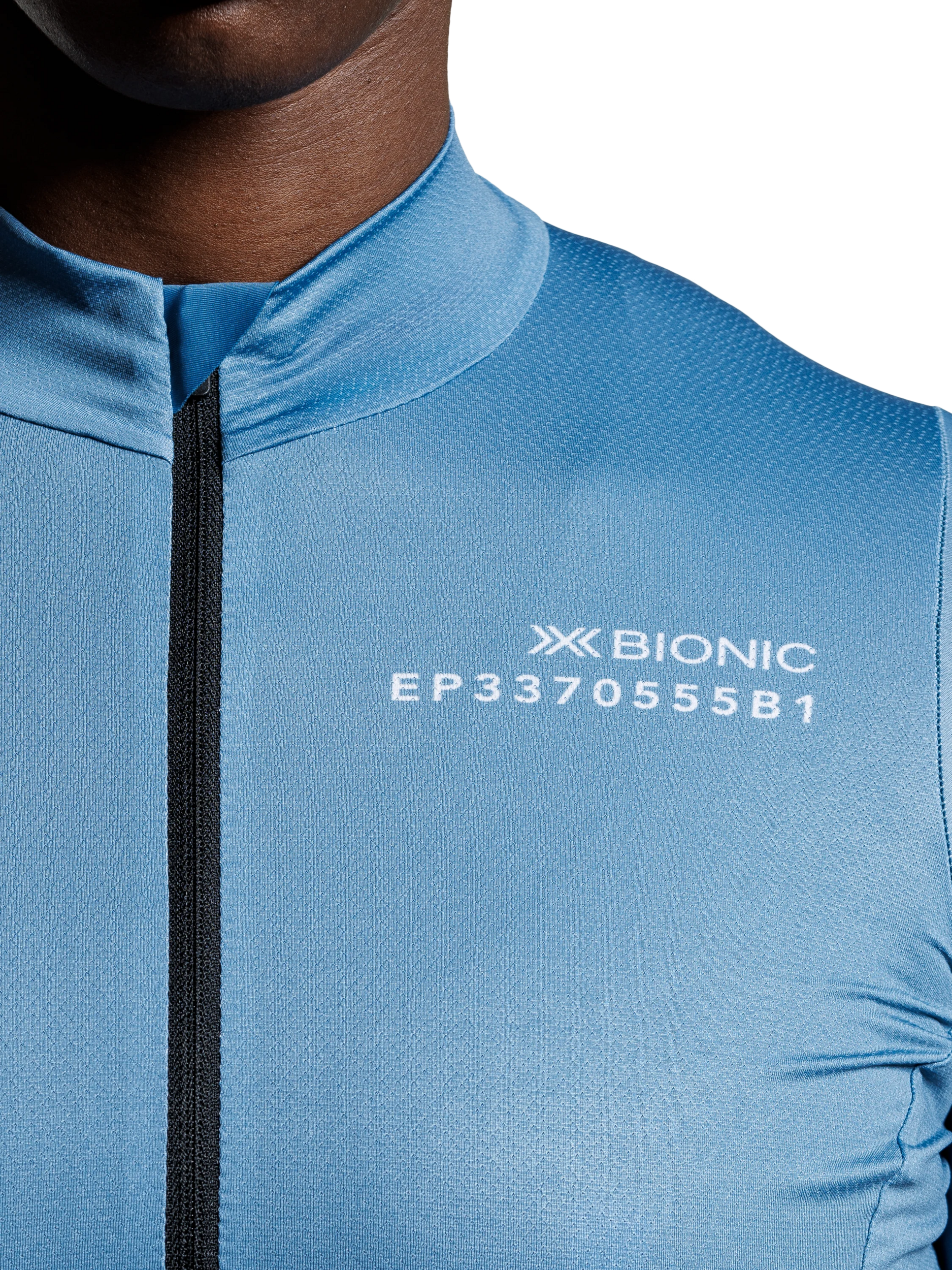 X-BIONIC COREFUSION RIDE JERSEY SS WMN - Slate Blue - Zip Shirts - 21 of 50