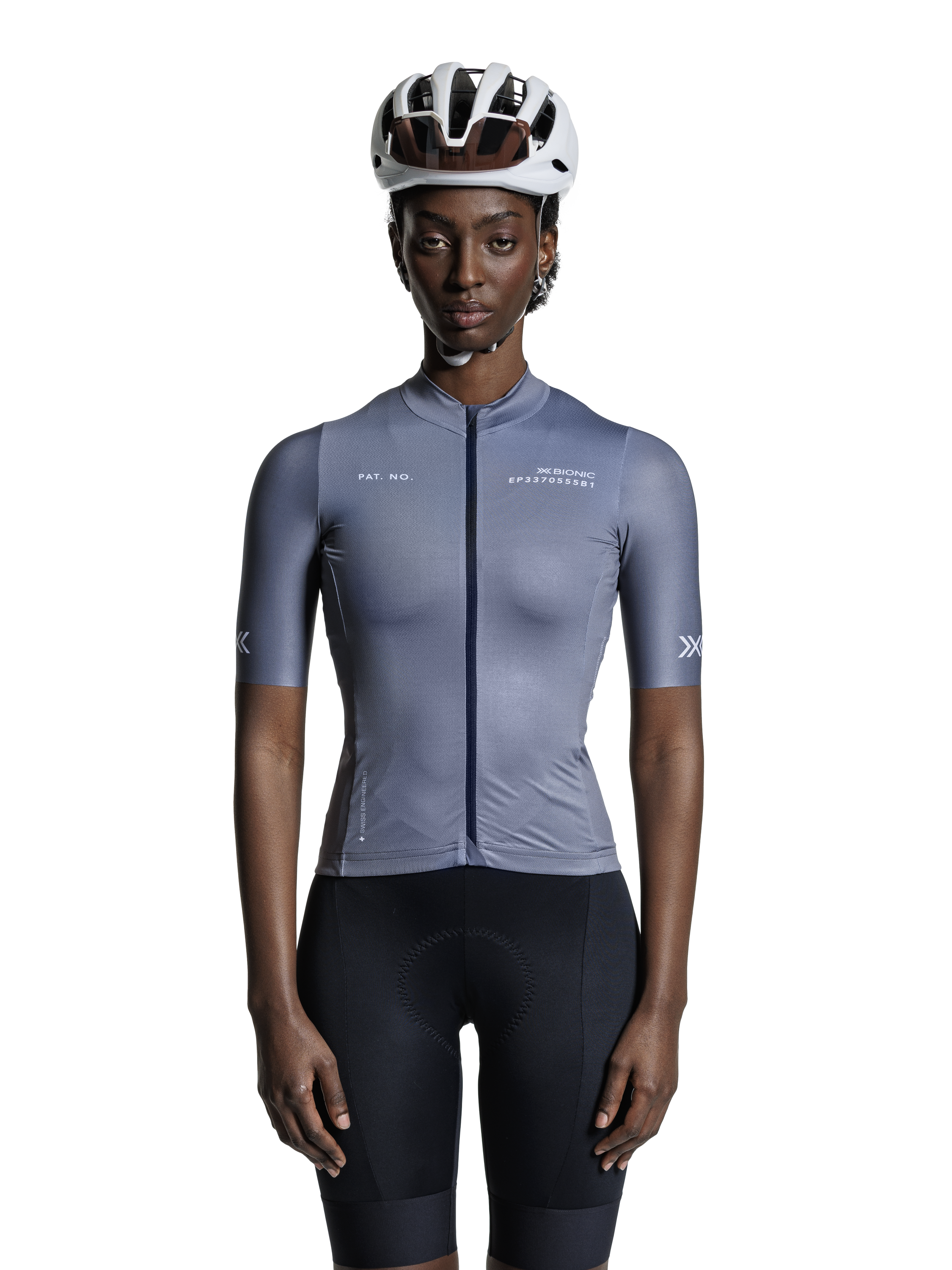 X-BIONIC COREFUSION RIDE JERSEY SS WMN - Rhino Grey - Zip Shirts - 11 of 50