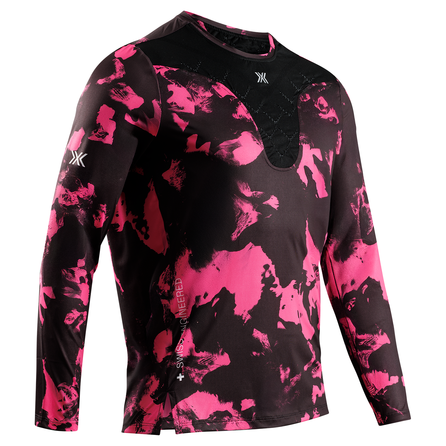 X-BIONIC COREFUSION RUN SHIRT LS MEN - Wolfpack Black Neo Pink Winter - Longsleeves - 12 of 19