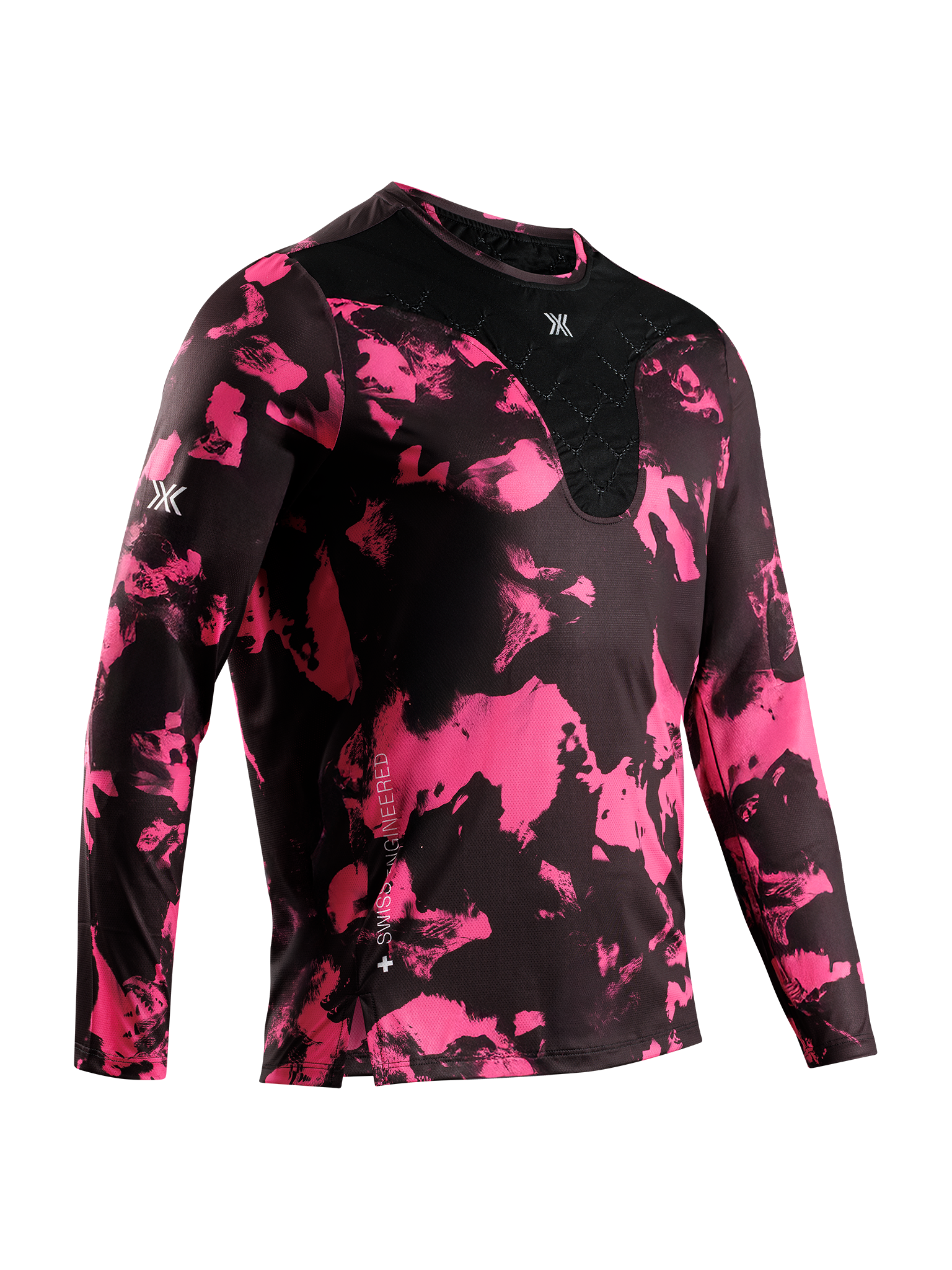 X-BIONIC COREFUSION RUN SHIRT LS MEN - Wolfpack Black Neo Pink Winter - Longsleeves - 12 of 13