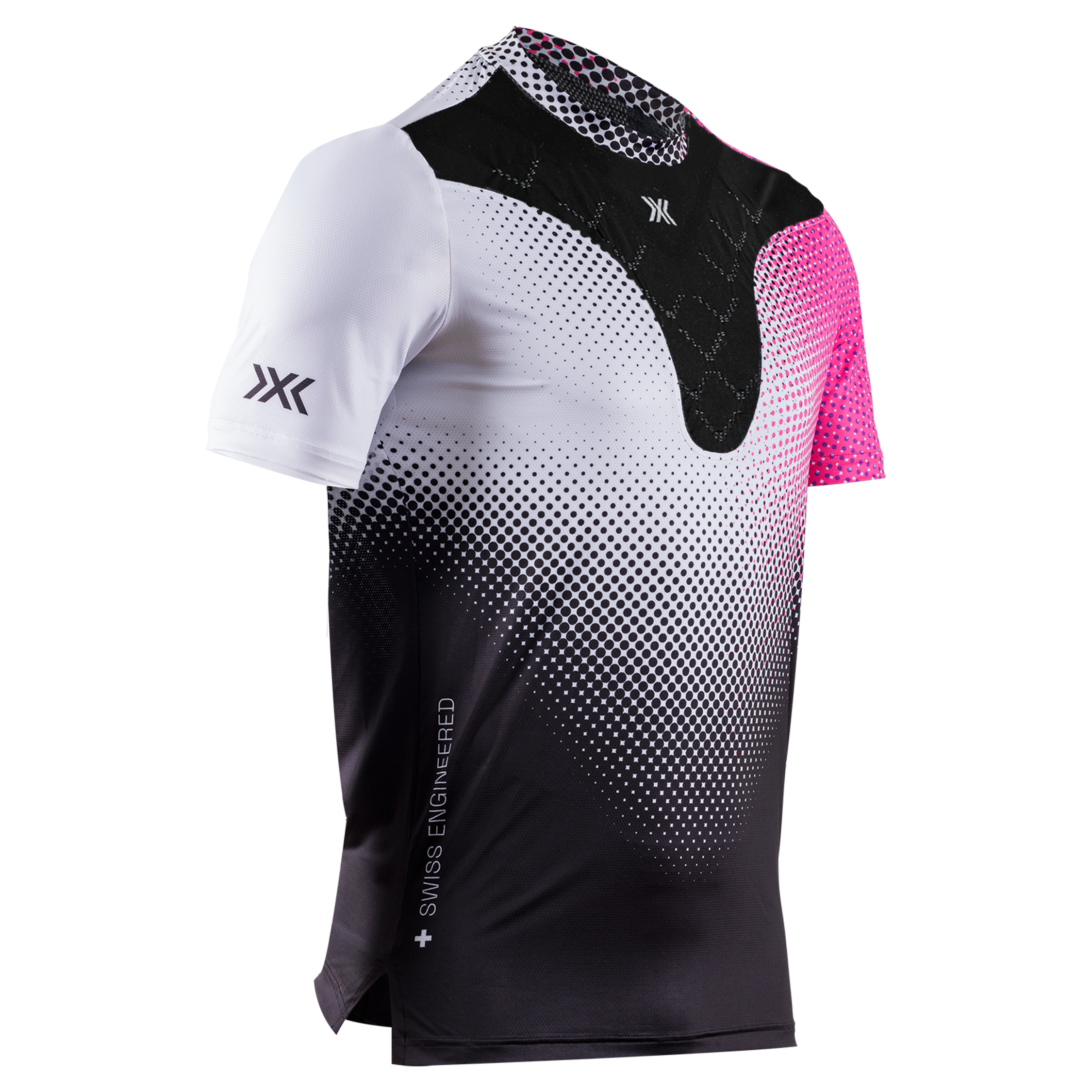 X-BIONIC COREFUSION RUN SHIRT SS MEN - Dot Fade White Neo Pink - T-Shirts - 24 of 48