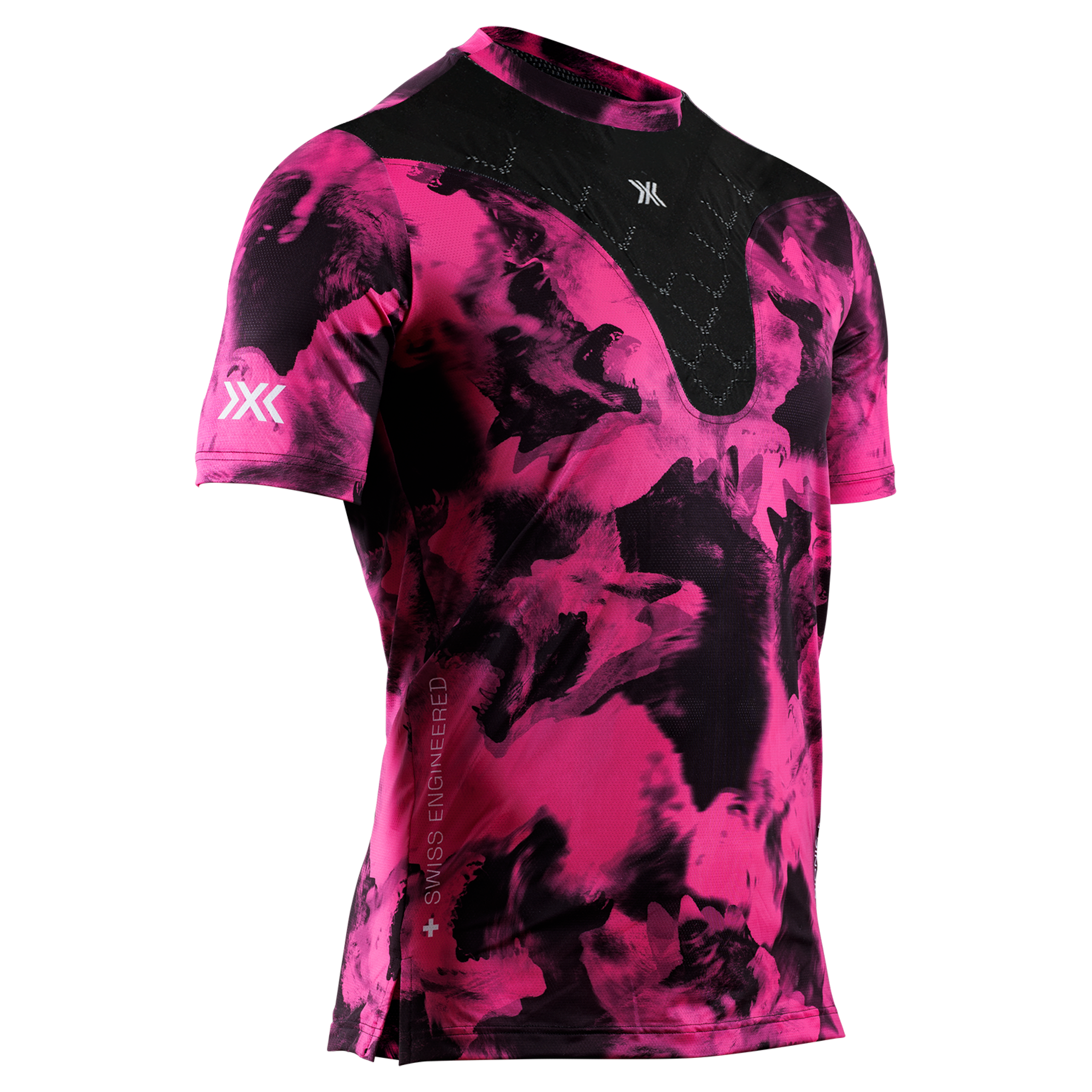 X-BIONIC COREFUSION RUN SHIRT SS MEN - Wolfpack Black Neo Pink - T-Shirts - 32 of 48