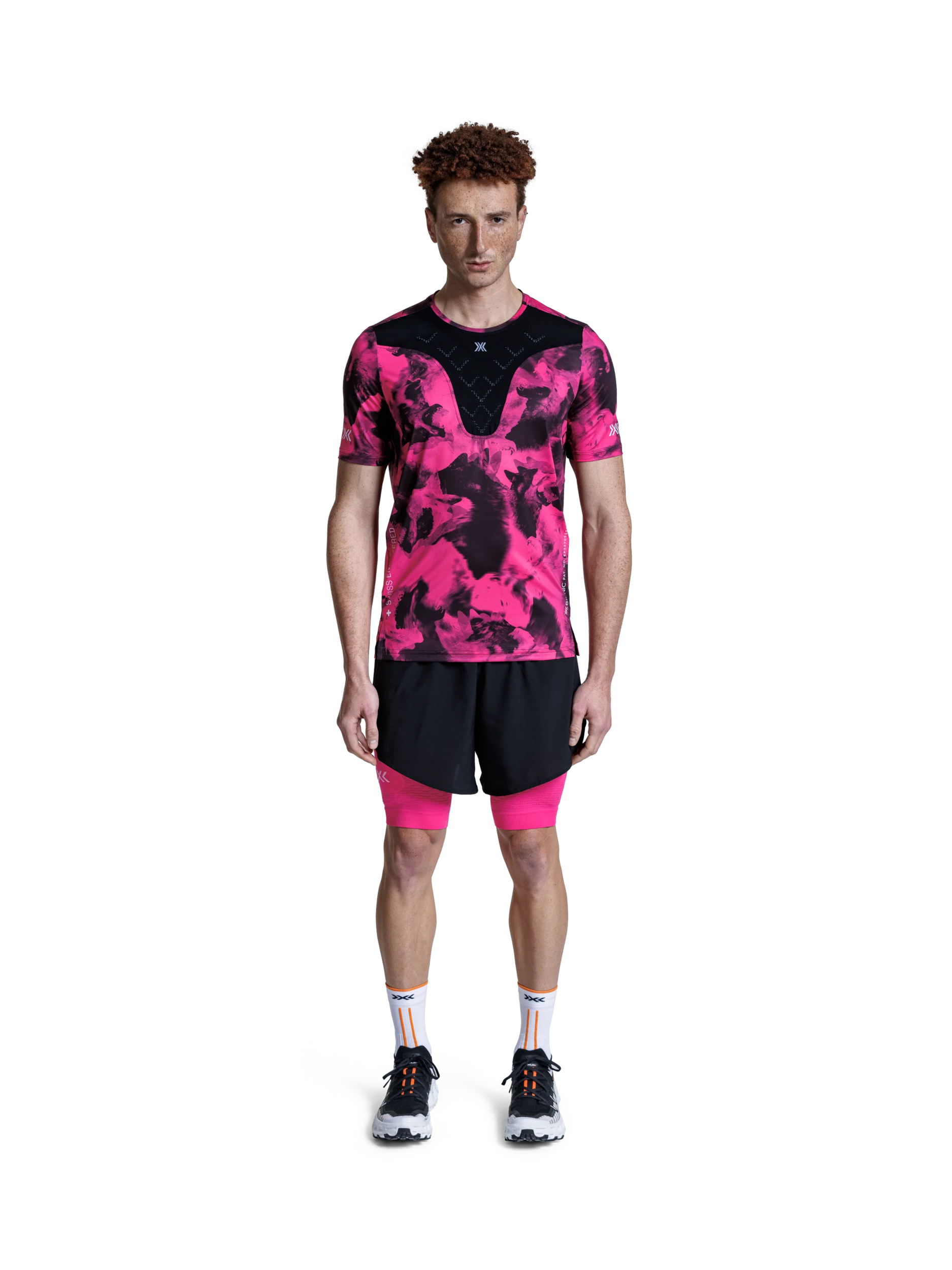 X-BIONIC COREFUSION RUN SHIRT SS MEN - Wolfpack Black Neo Pink - T-Shirts - 33 of 48