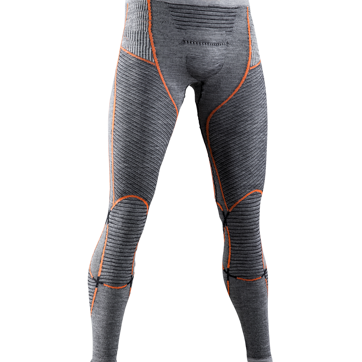 X-BIONIC MERINO PANTS MEN - Black Grey Orange - Pants - 3 of 4