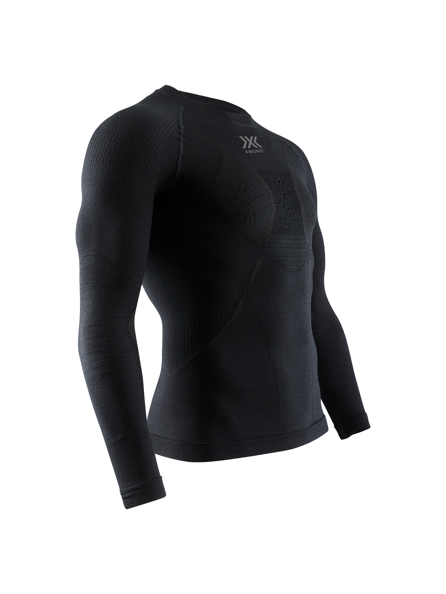X-BIONIC MERINO SHIRT LG SL MEN - Black Black - Longsleeves - 1 of 5