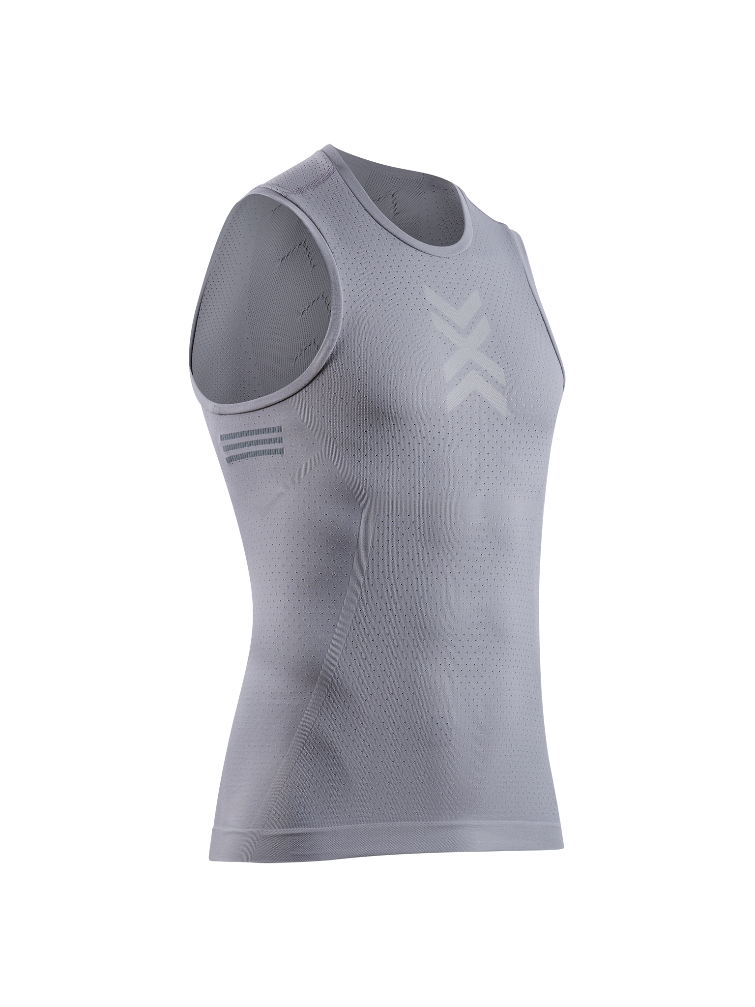 X-BIONIC XCEED RIDE BASELAYER TANK TOP UNISEX - Seal Grey Silver Grey - Tanks - 1 of 4