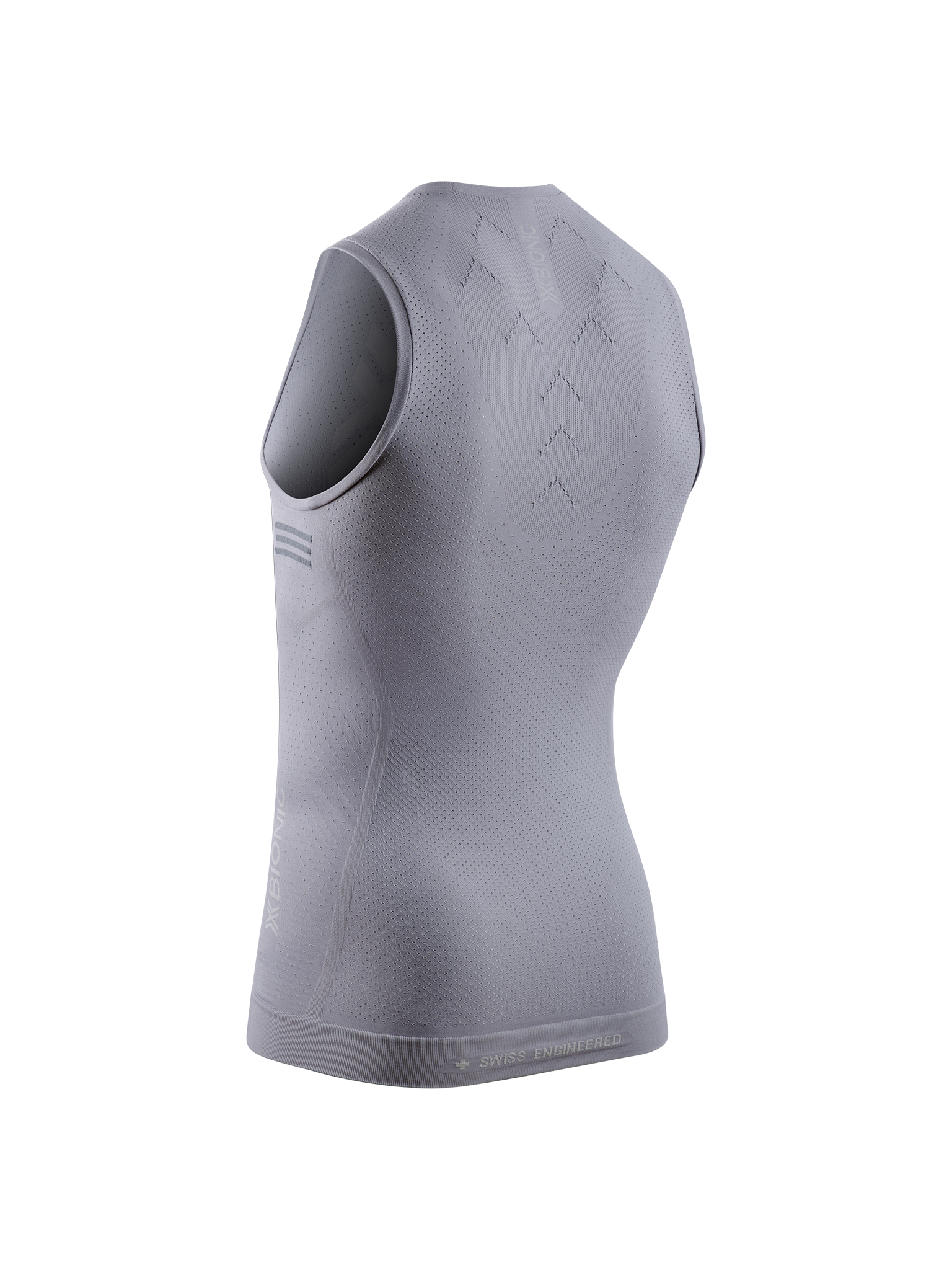X-BIONIC XCEED RIDE BASELAYER TANK TOP UNISEX - Seal Grey Silver Grey - Tanks - 2 of 4