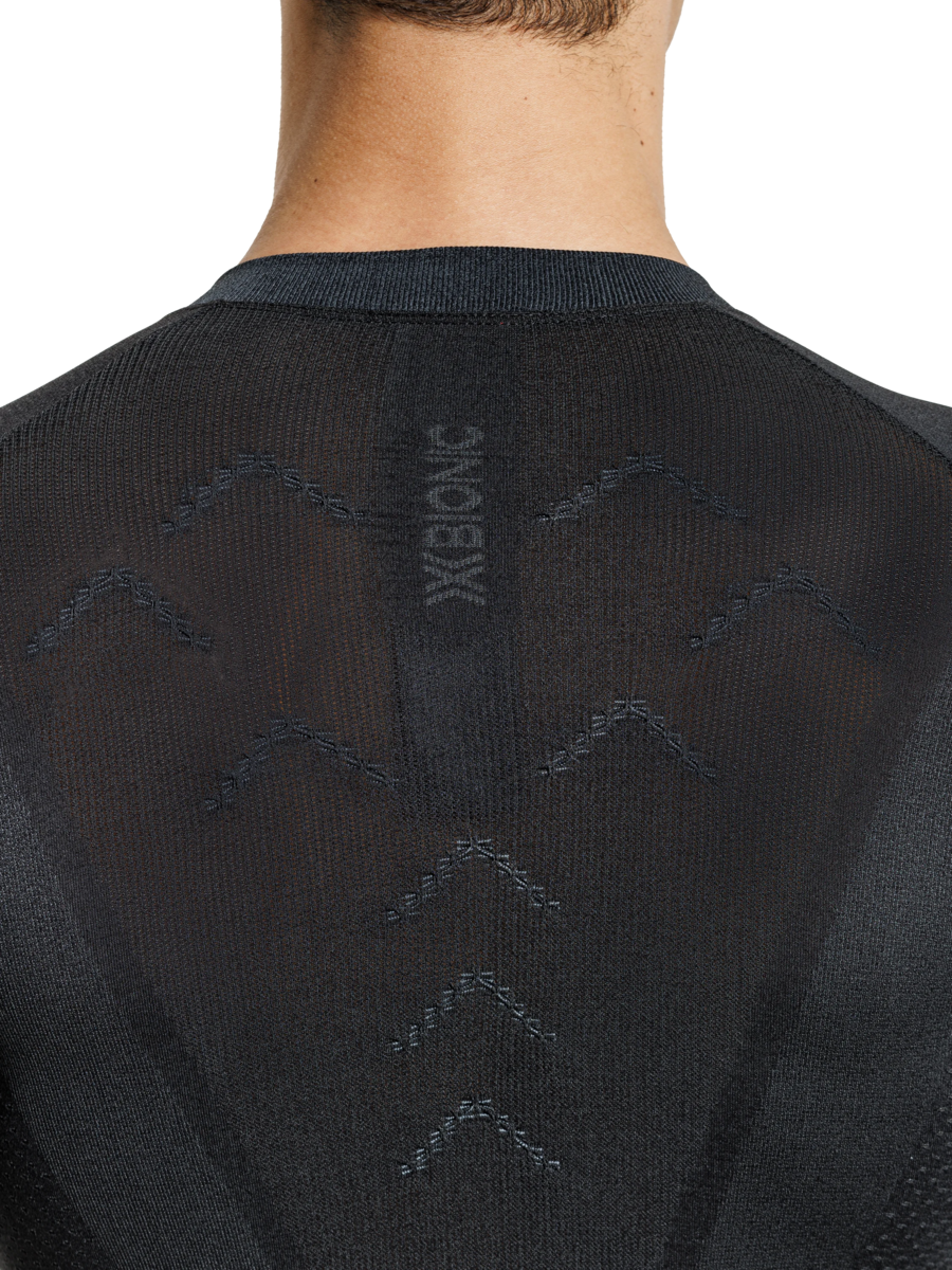 X-BIONIC XCEED RIDE JERSEY SS MEN - X Black Rhino Grey - Zip Shirts - 5 of 26