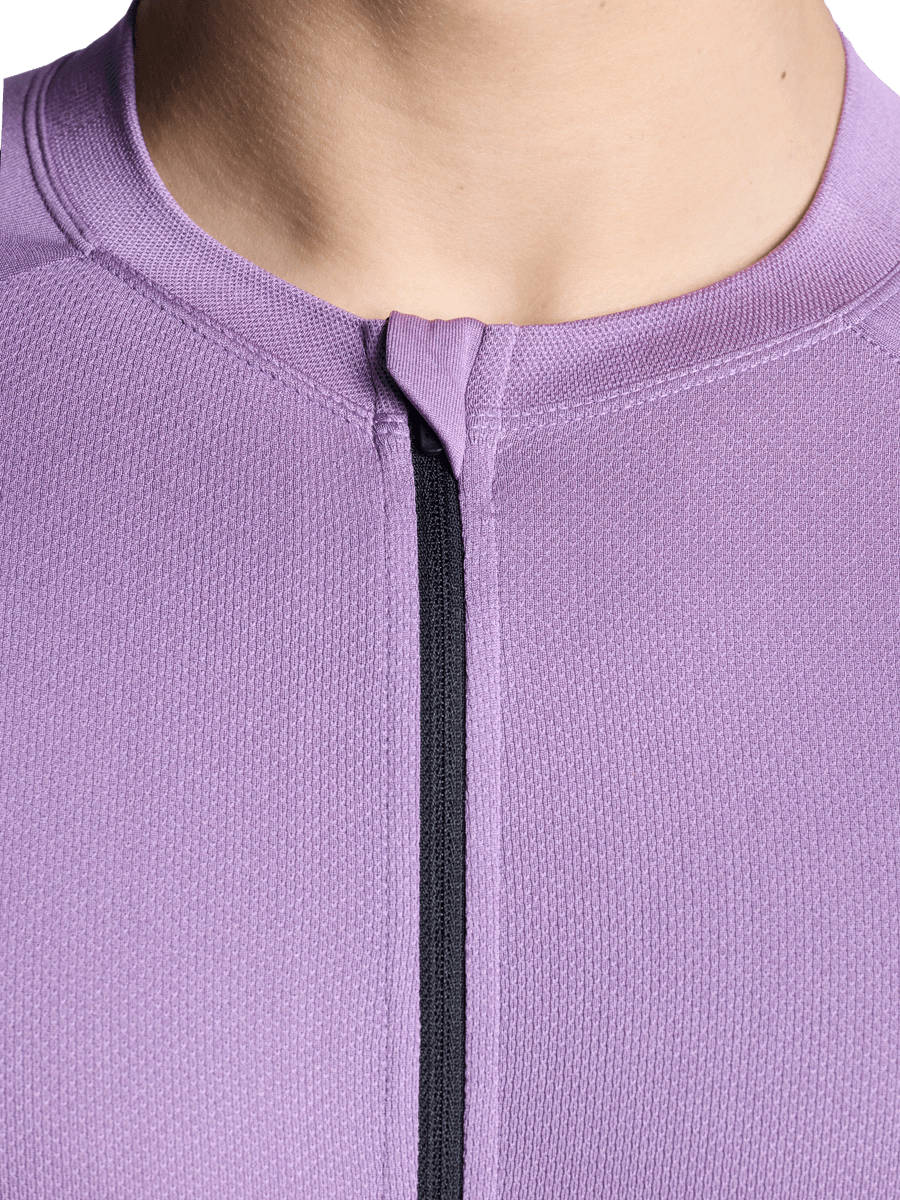 X-BIONIC XCEED RIDE JERSEY SS MEN - Heather Lavender Night - Zip Shirts - 25 of 26